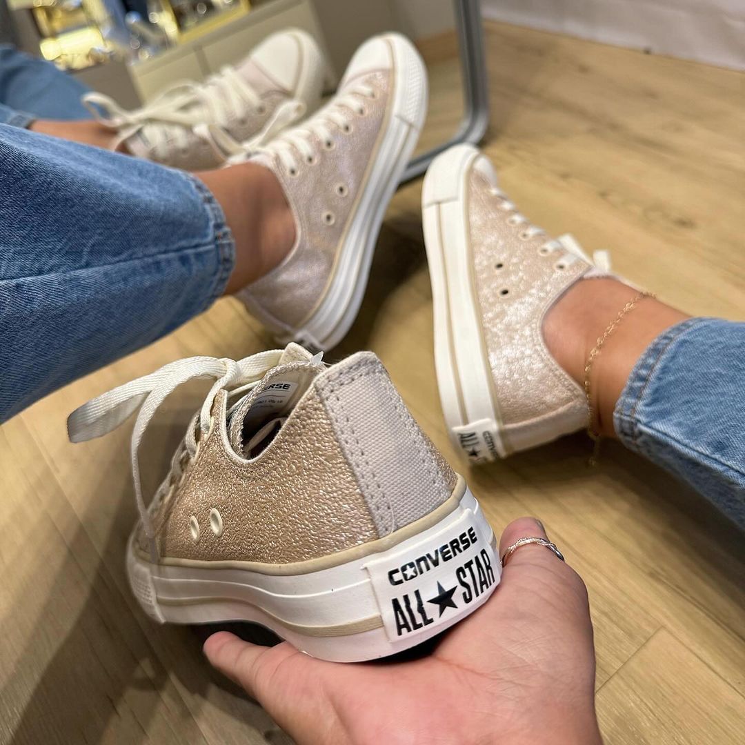 Tênis All Star Glitter Pérola