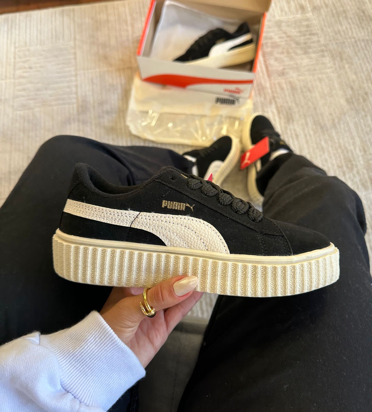 Tênis Suede Soft Preto