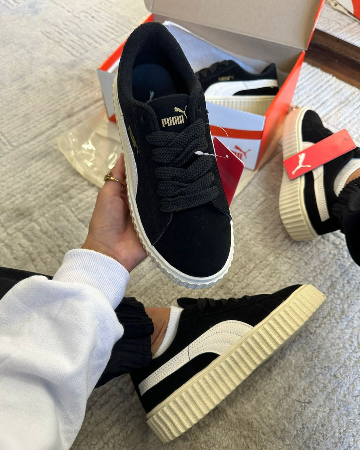 Tênis Suede Soft Preto