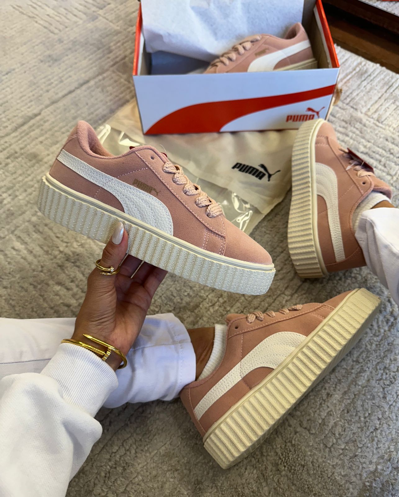 Tênis Suede Soft Rosé