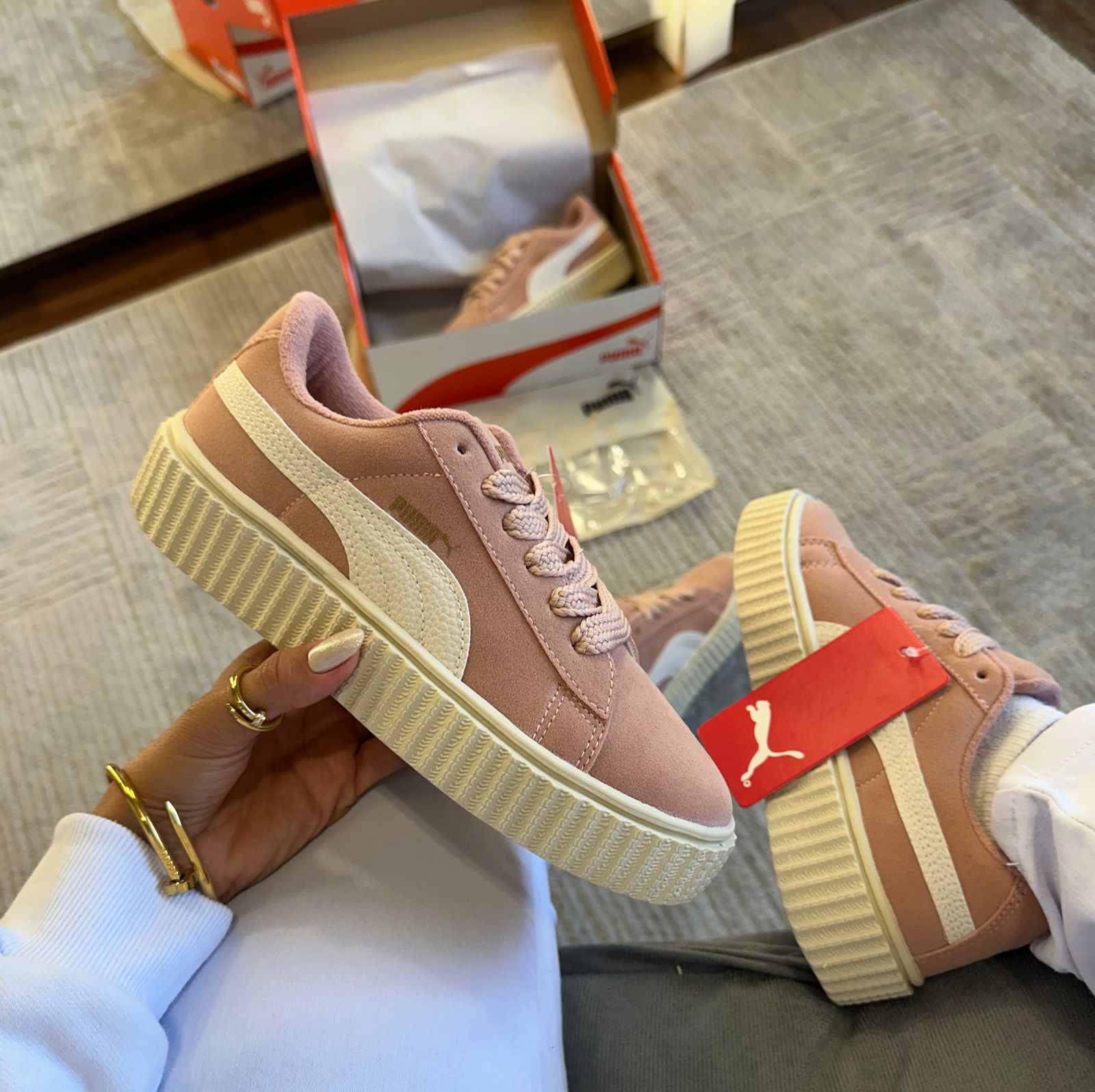 Tênis Suede Soft Rosé