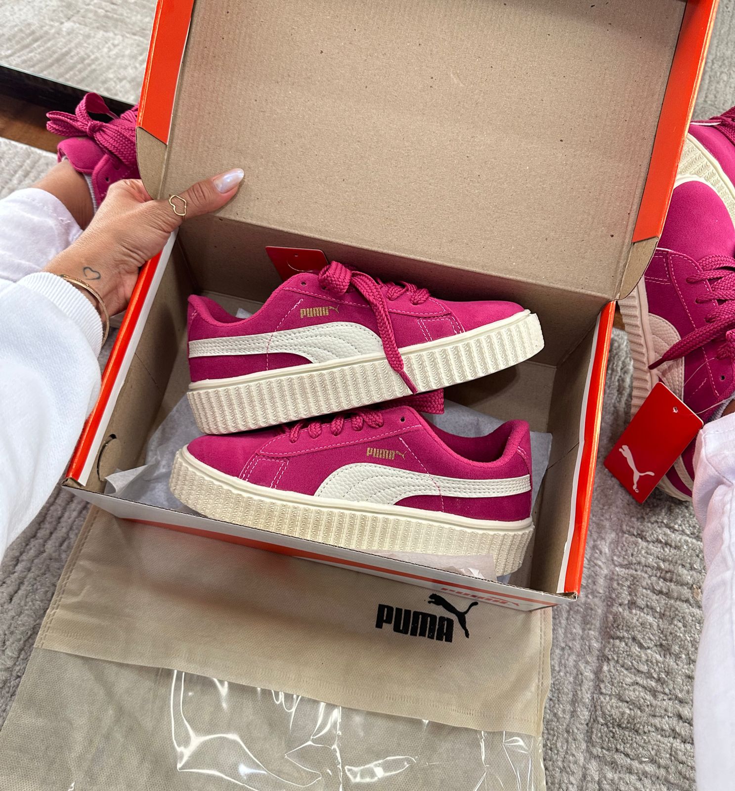 Tênis Suede Soft Pink