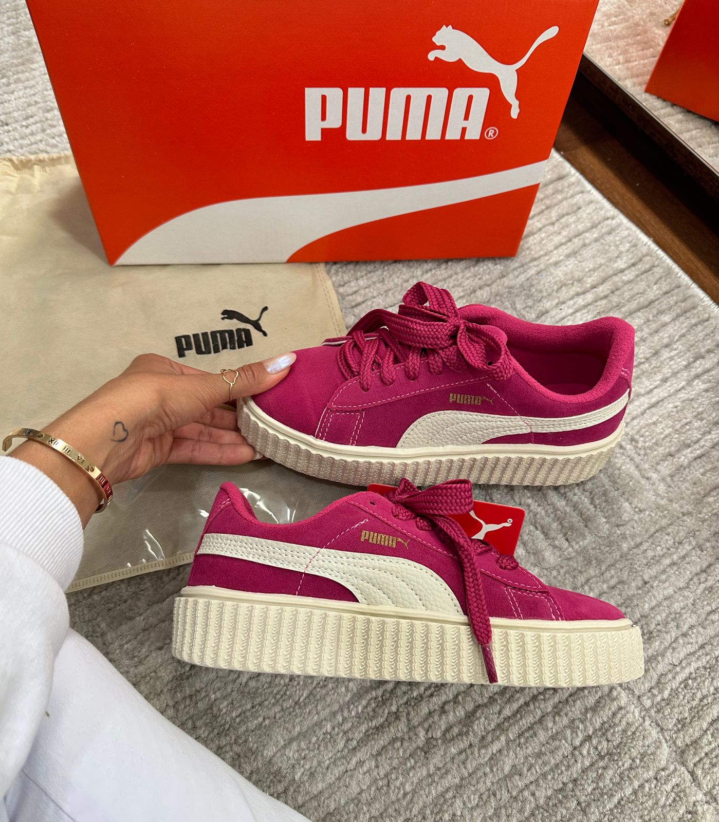 Tênis Suede Soft Pink