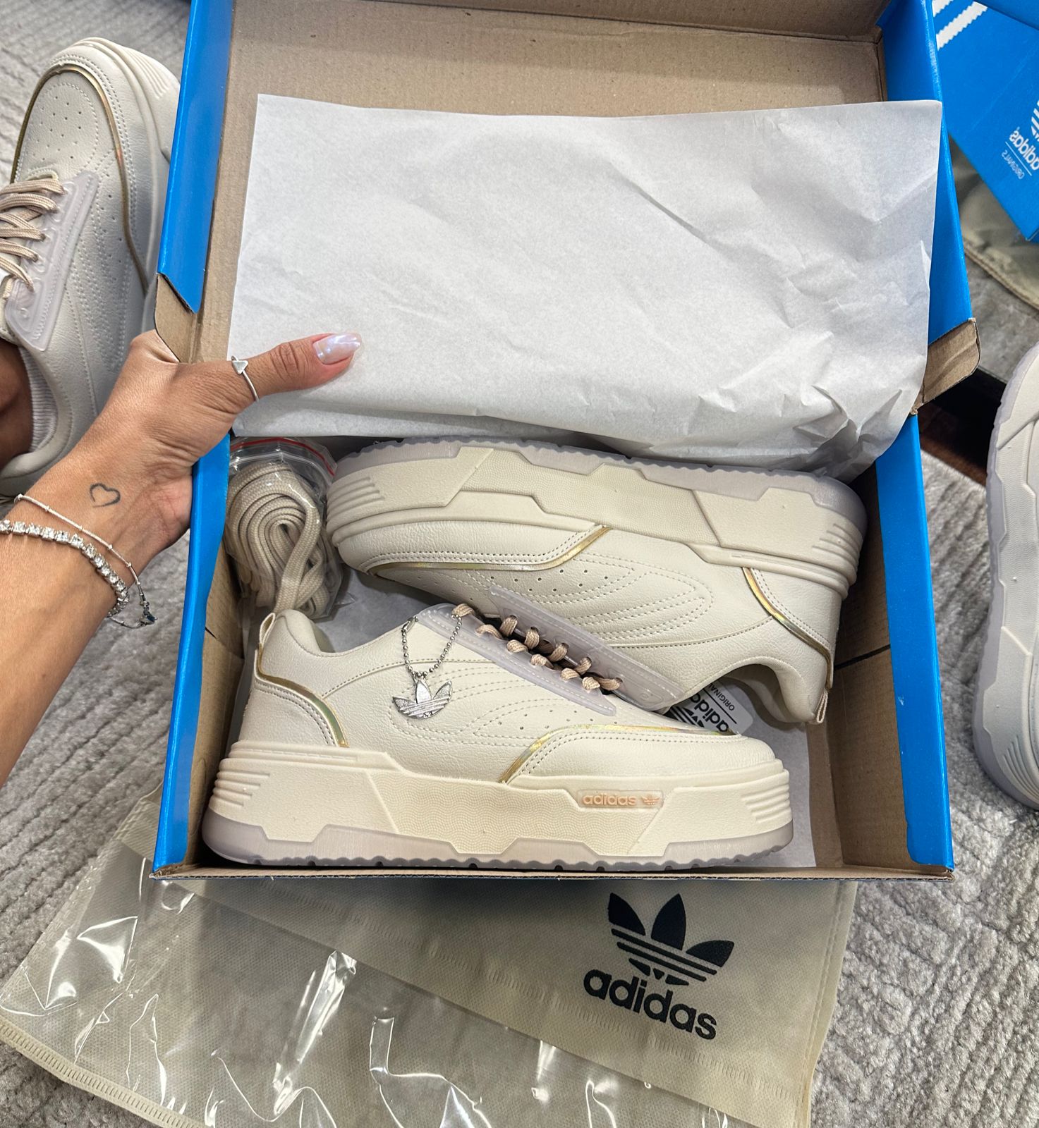 Tênis Ad Plataforma Off White
