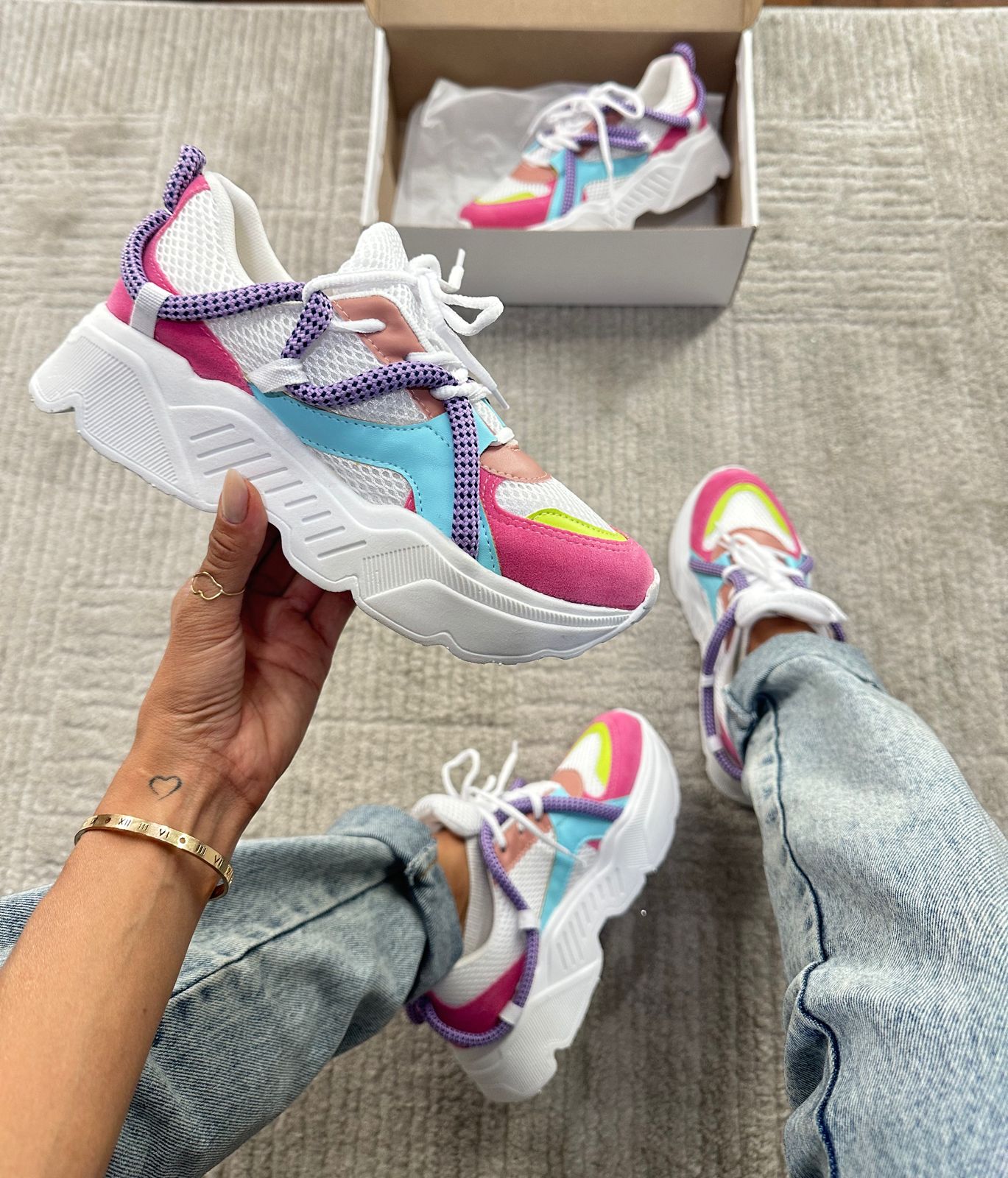 Tênis Sneaker Lilás