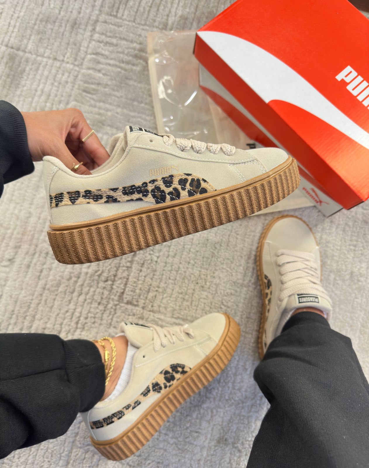 Tênis Suede Soft Animal Print