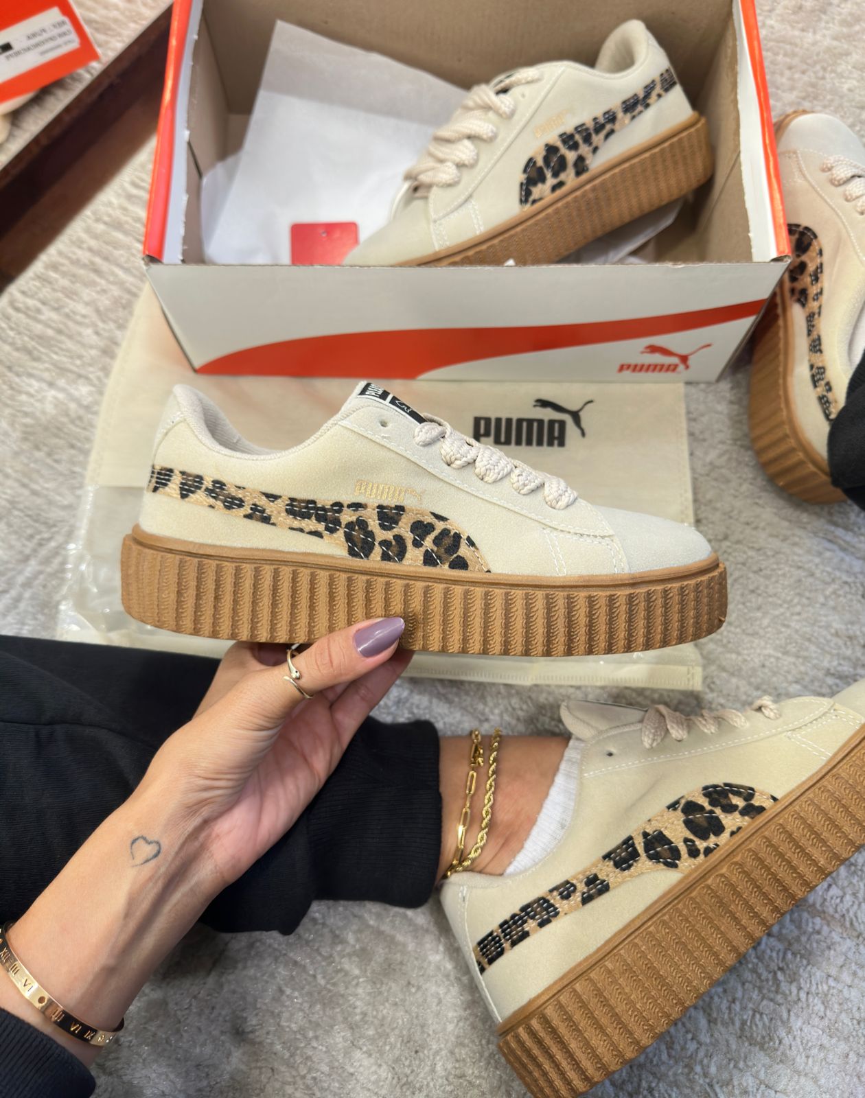 Tênis Suede Soft Animal Print