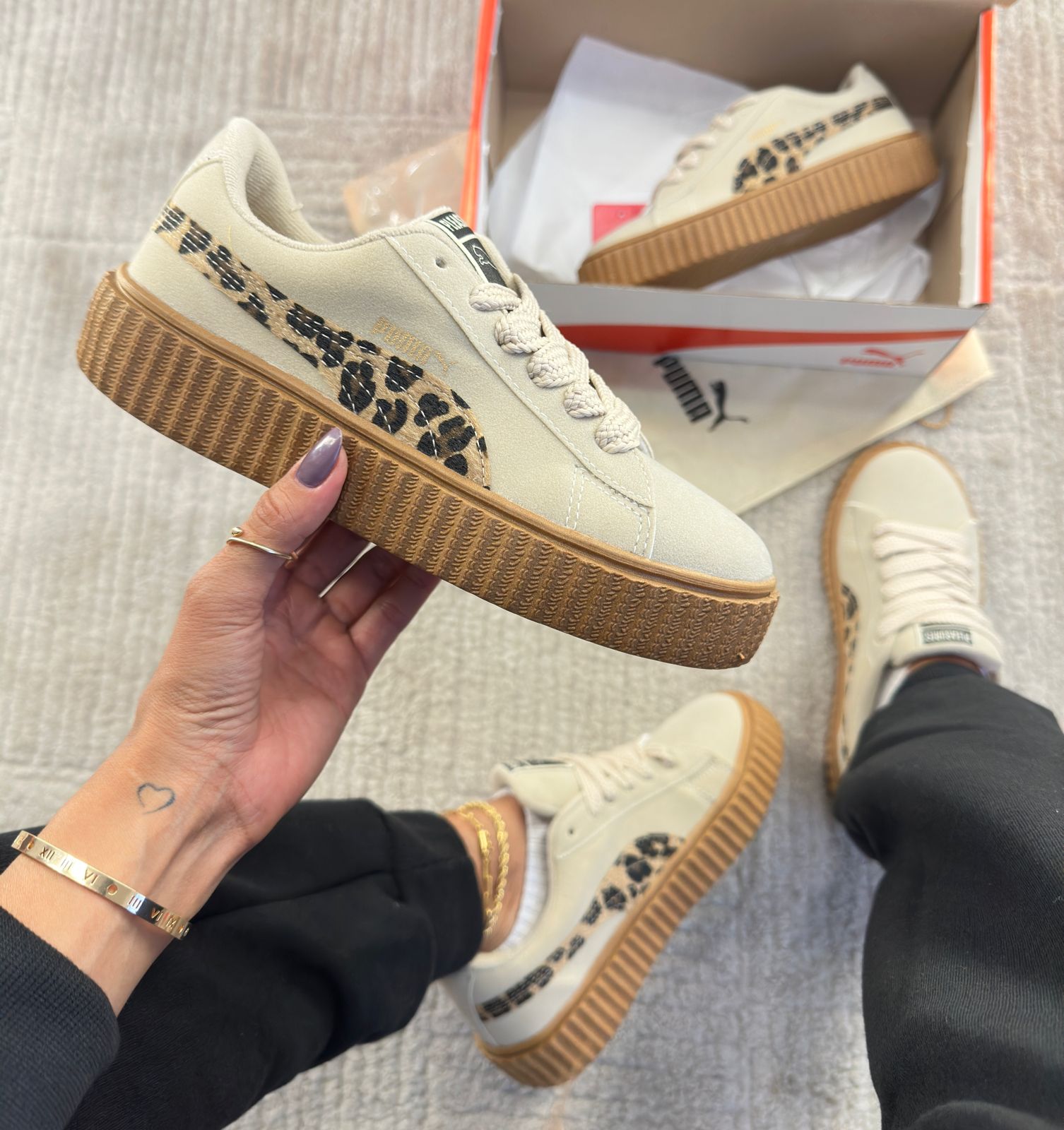 Tênis Suede Soft Animal Print