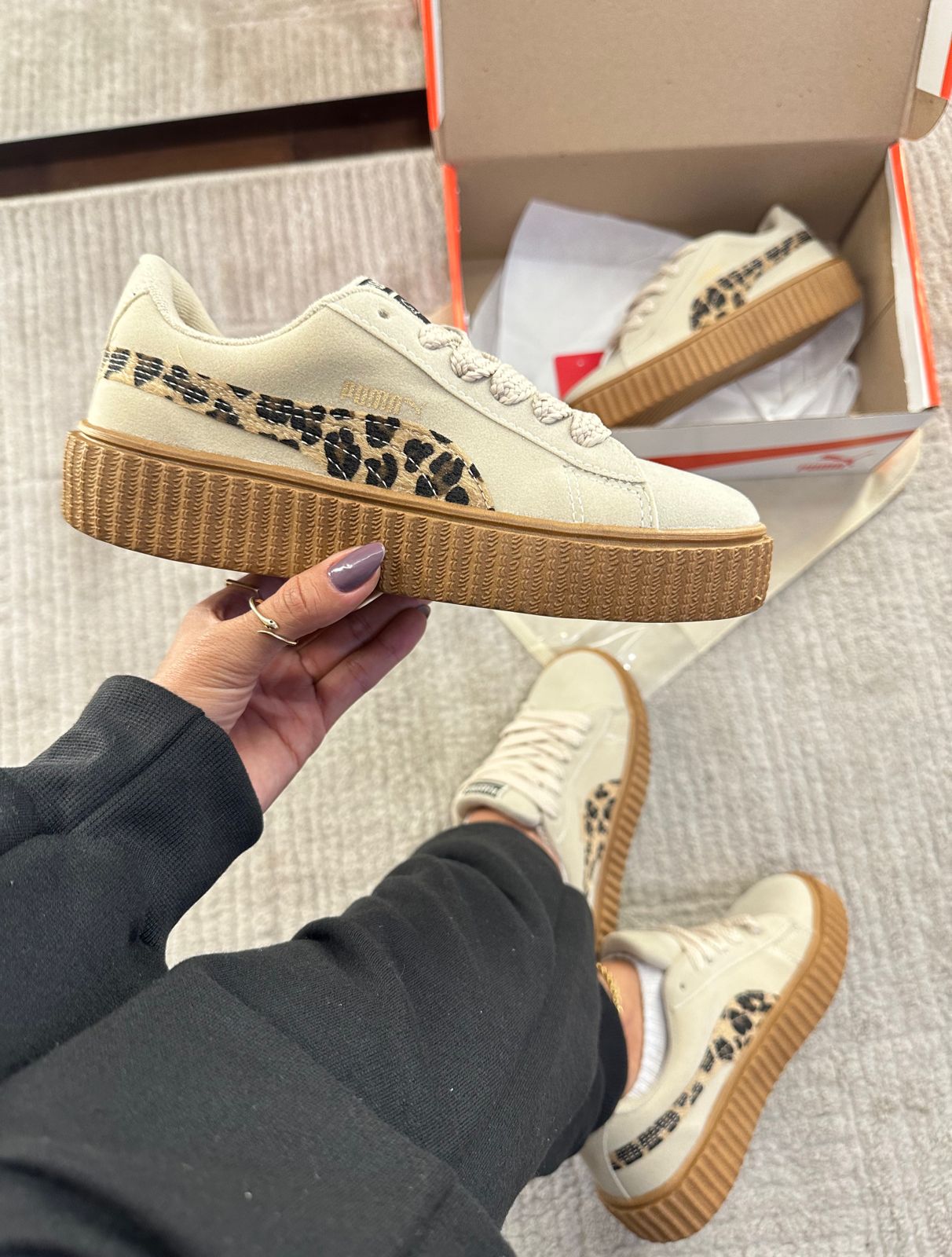 Tênis Suede Soft Animal Print