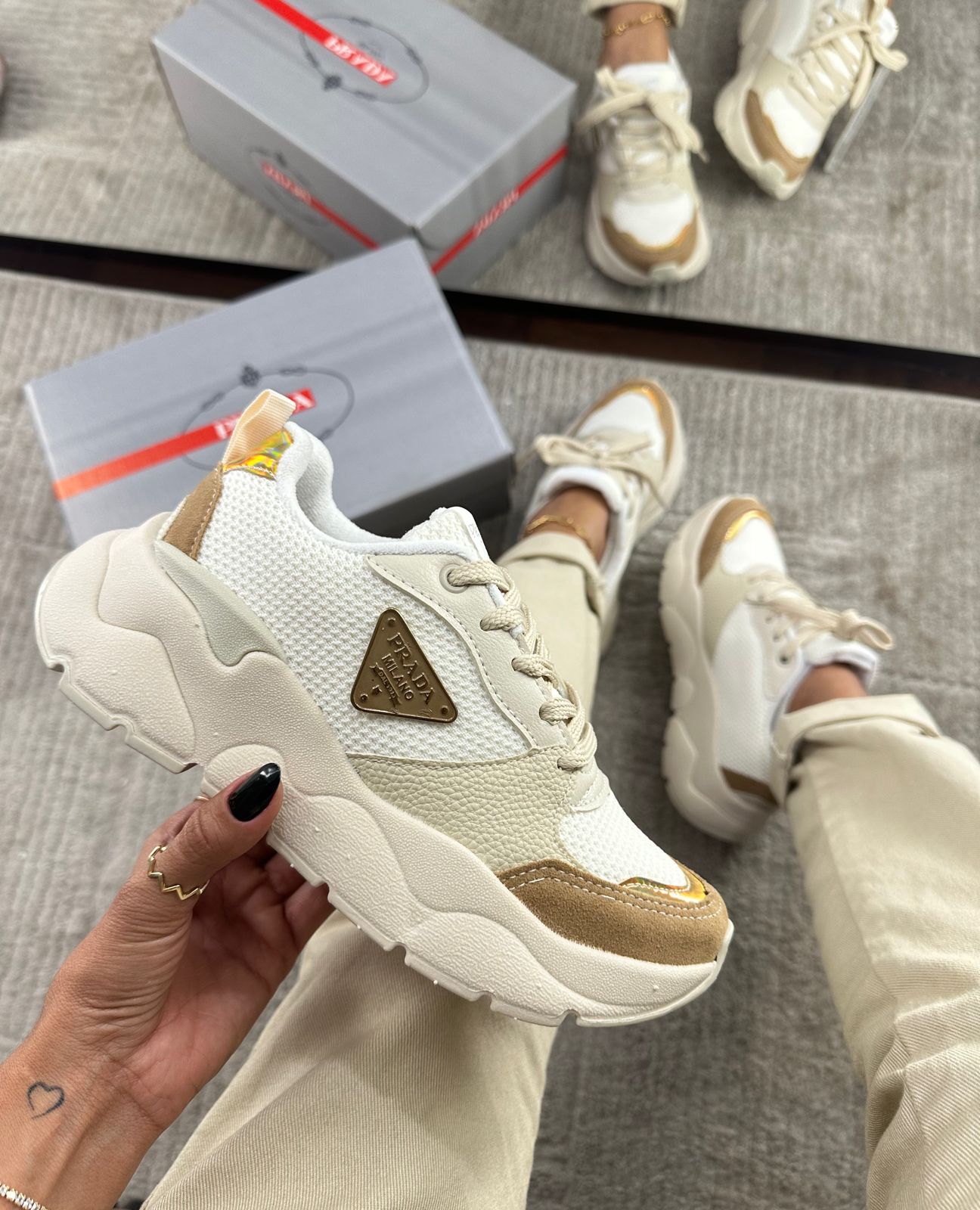 Tênis P. Milano Off White