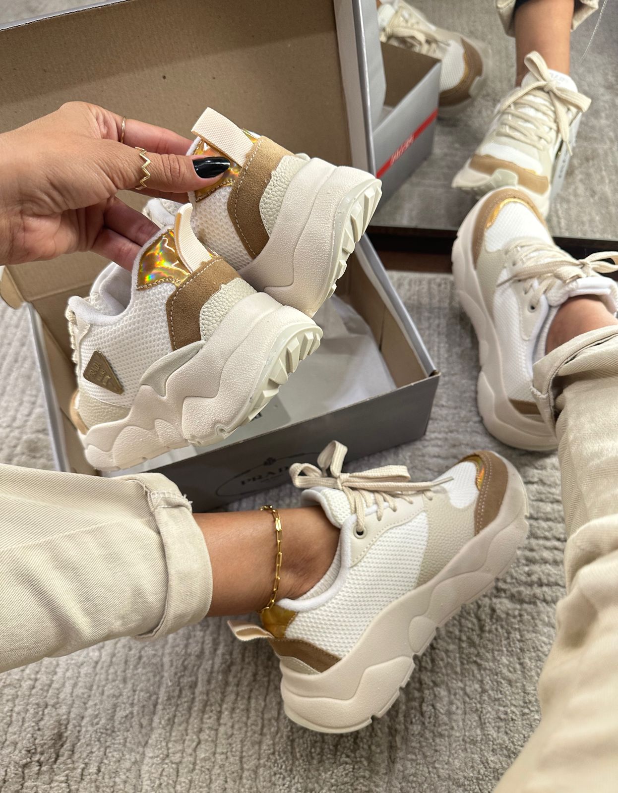 Tênis P. Milano Off White