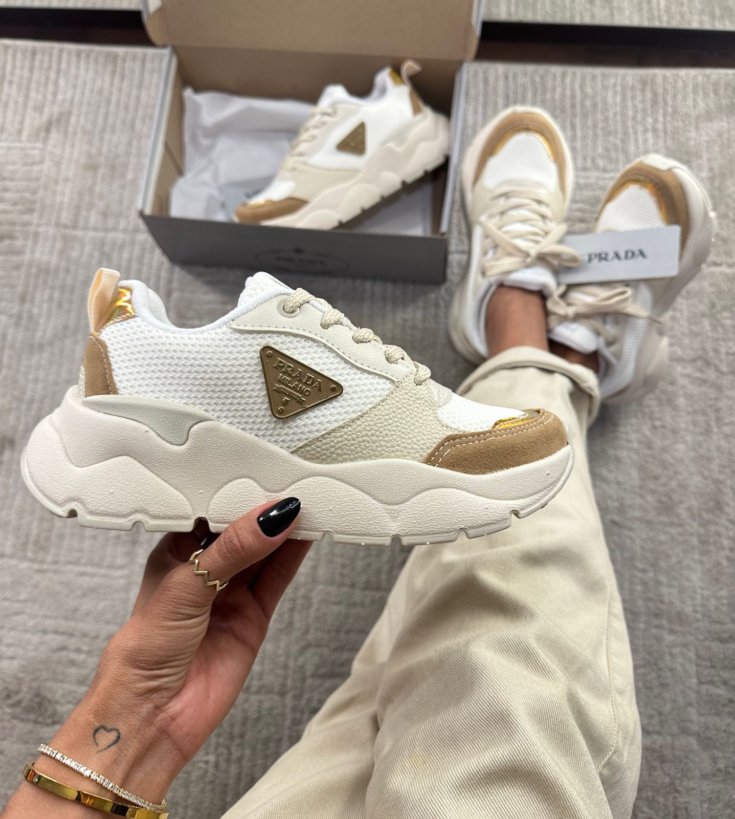 Tênis P. Milano Off White