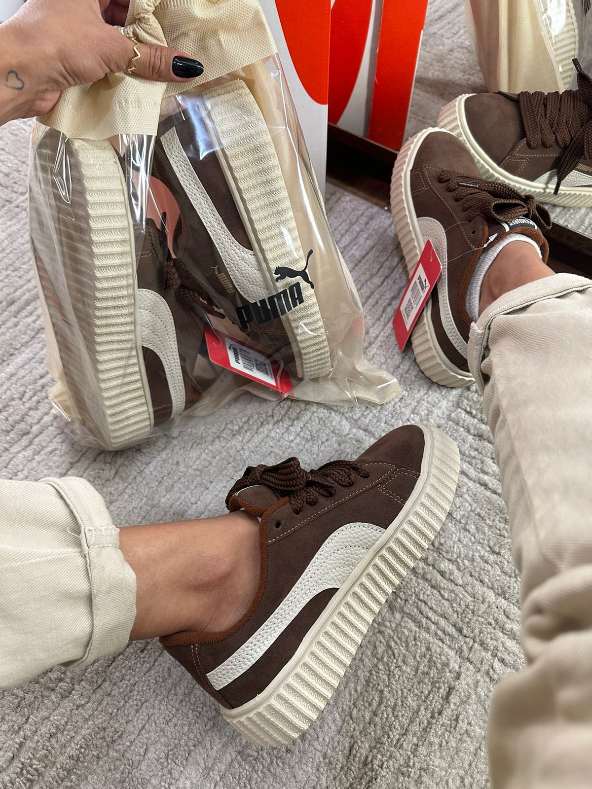 Tênis Suede Soft Chocolate