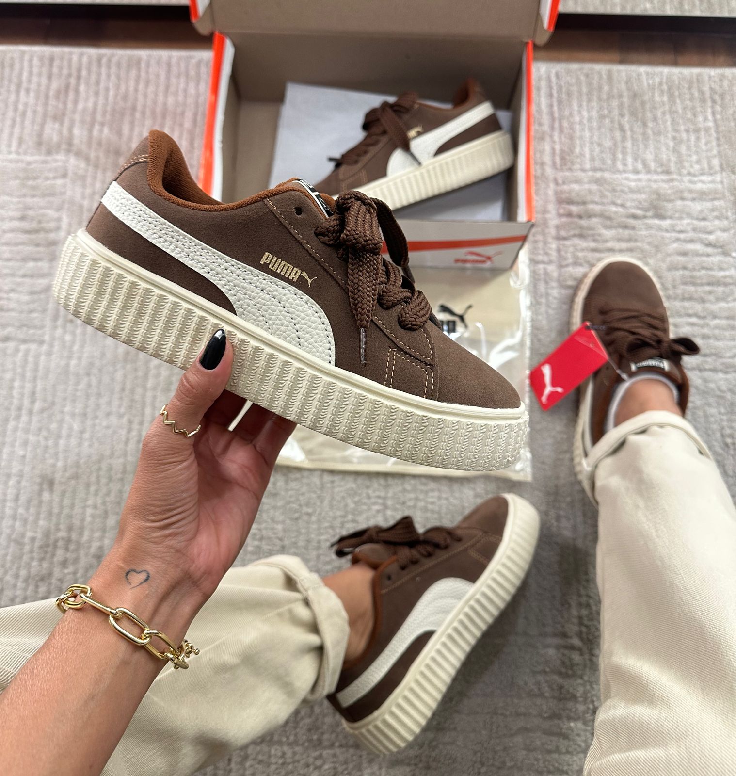 Tênis Suede Soft Chocolate