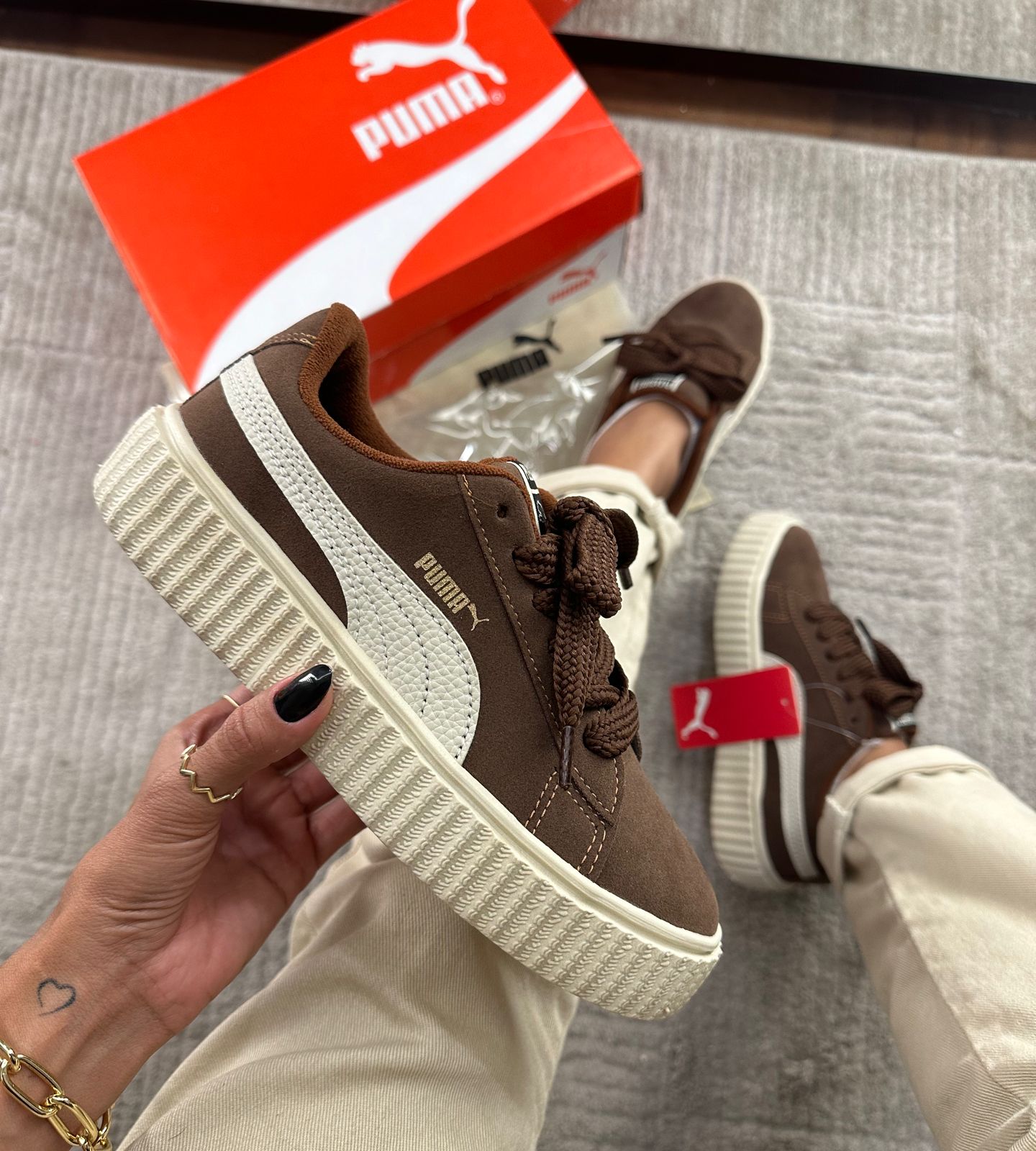 Tênis Suede Soft Chocolate