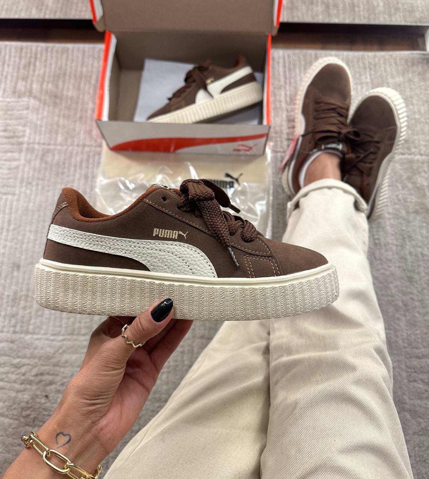 Tênis Suede Soft Chocolate