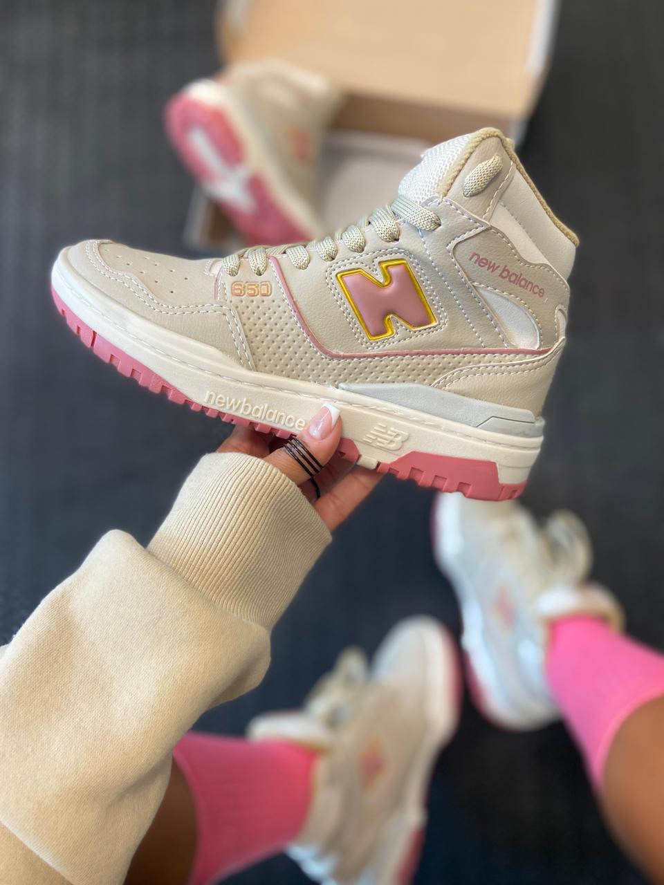Bota Balance 650 Nude Rosa