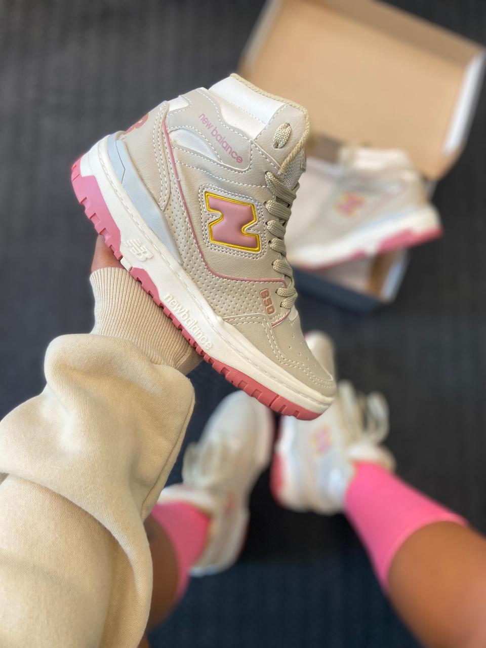 Bota Balance 650 Nude Rosa