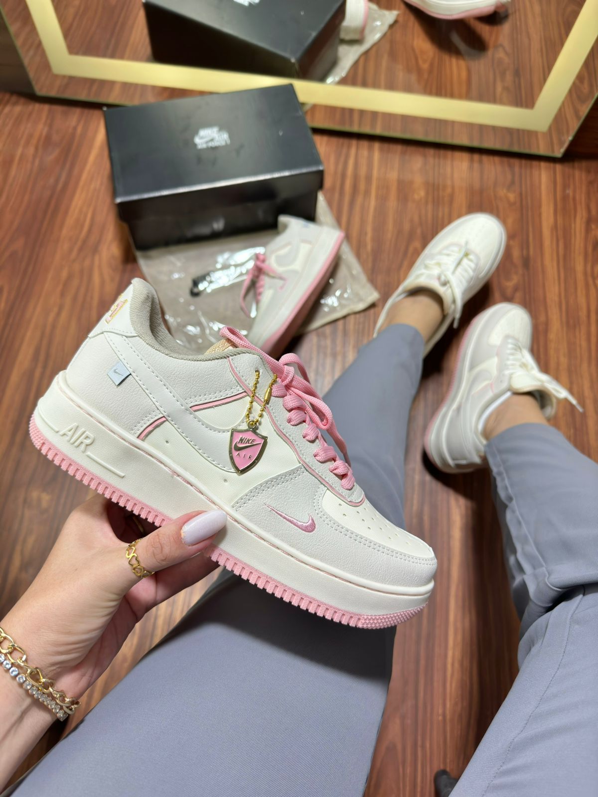 Tênis Air AF-1 Rosa