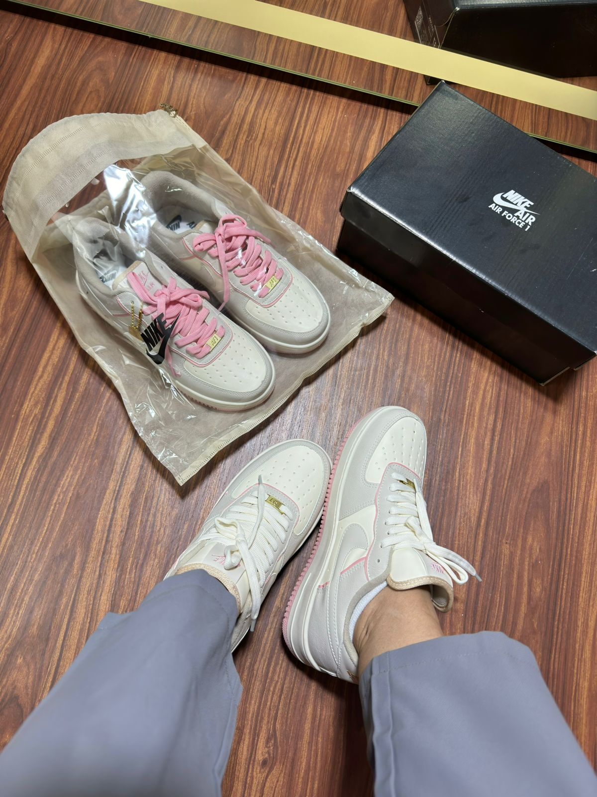 Tênis Air AF-1 Rosa