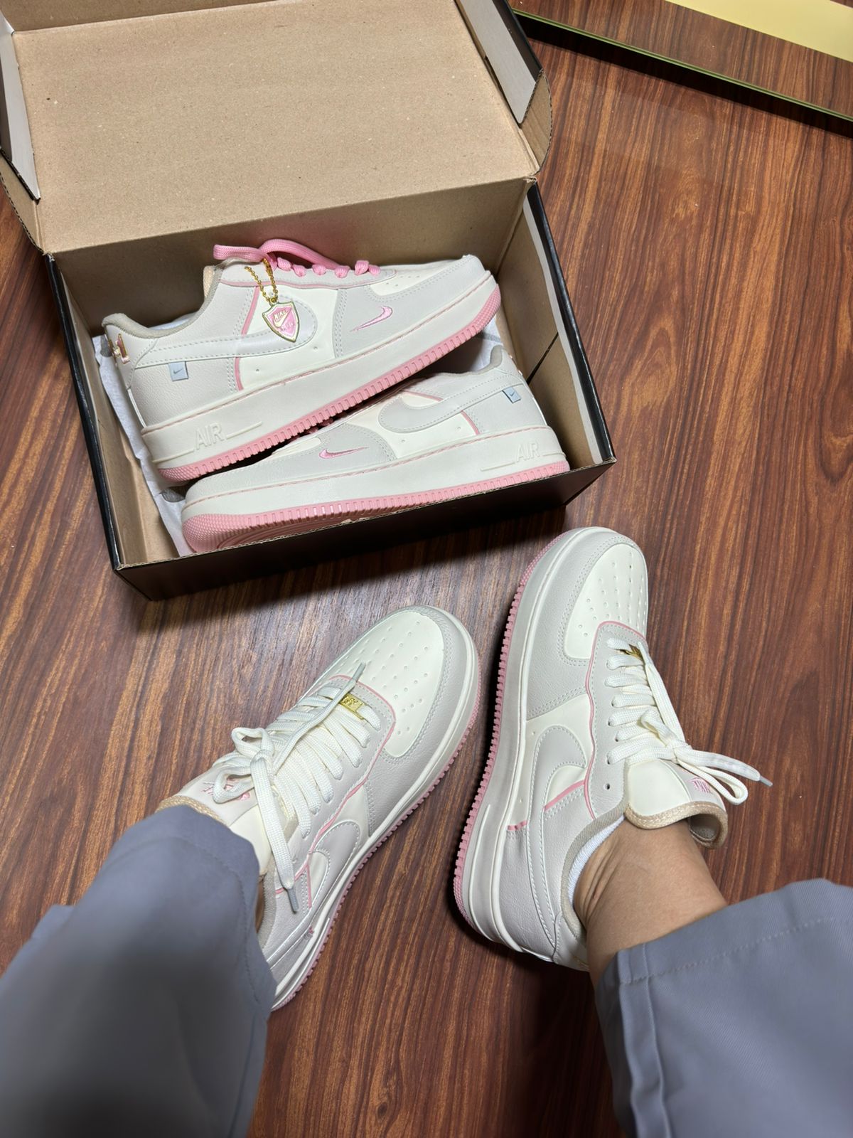 Tênis Air AF-1 Rosa