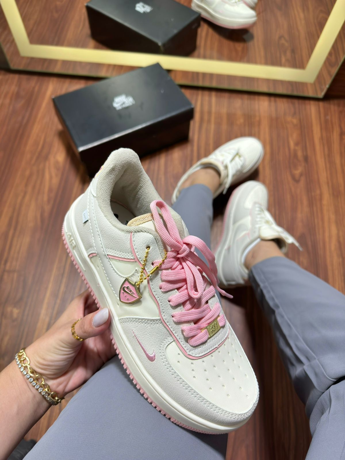 Tênis Air AF-1 Rosa