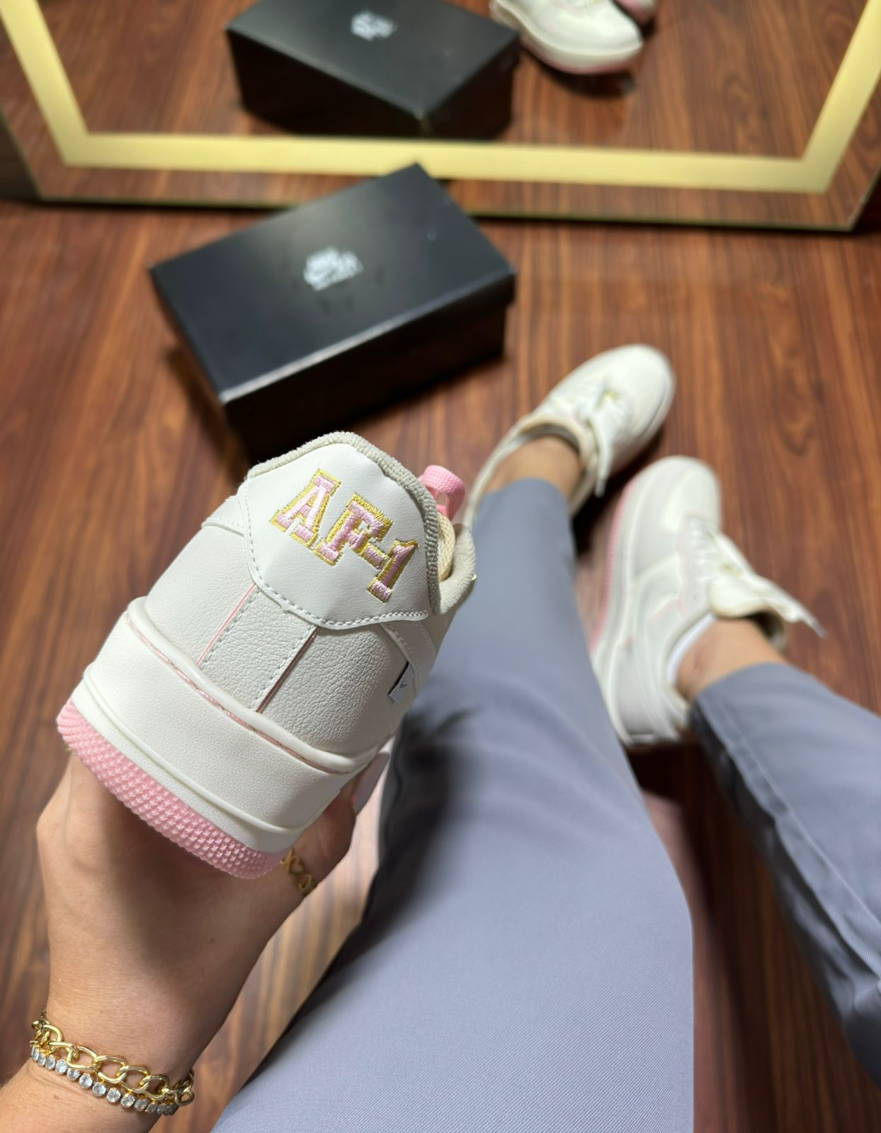 Tênis Air AF-1 Rosa