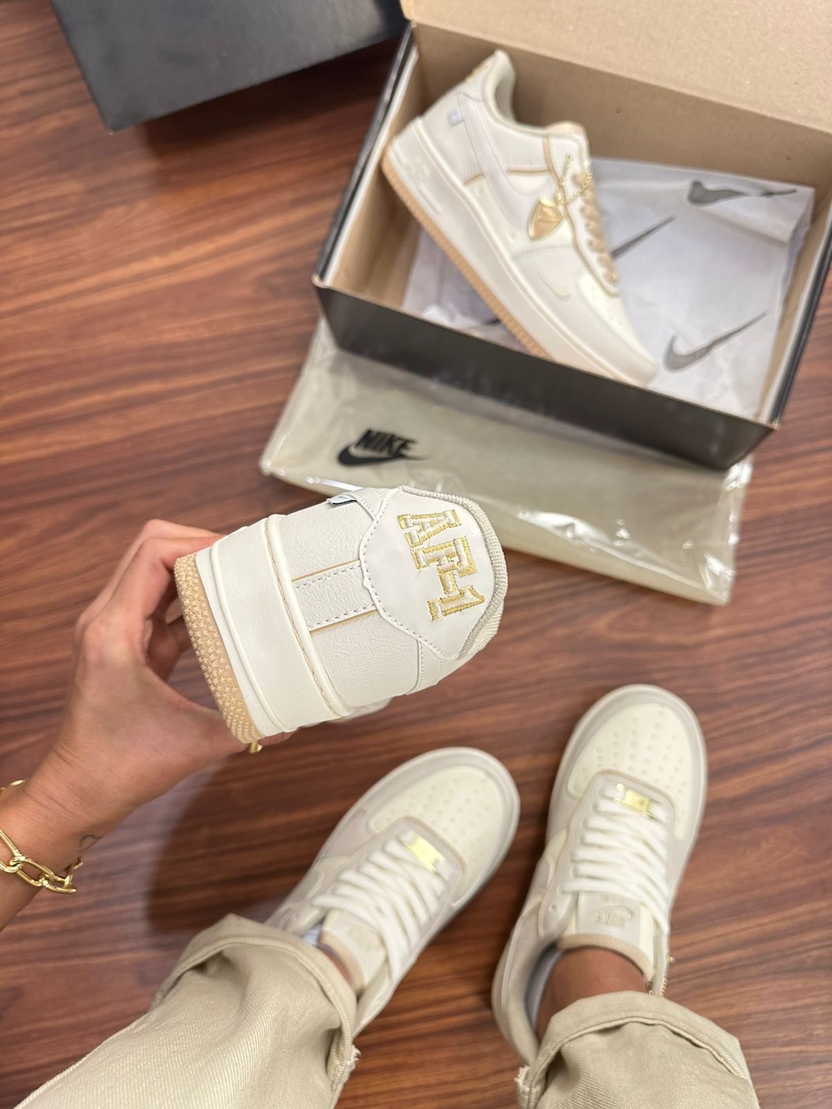 Tênis Air AF-1 Nude