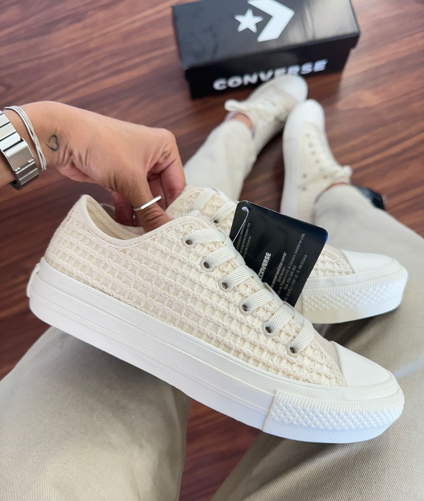 Tênis All Star Renda Off