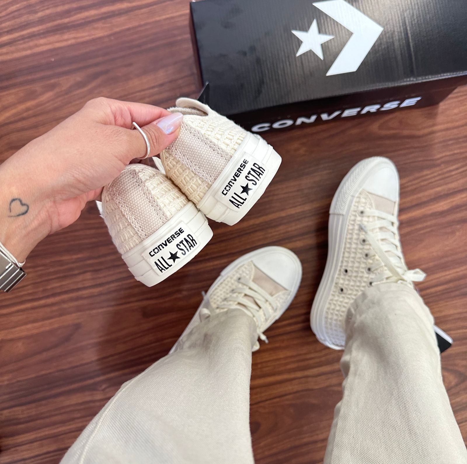 Tênis All Star Renda Off