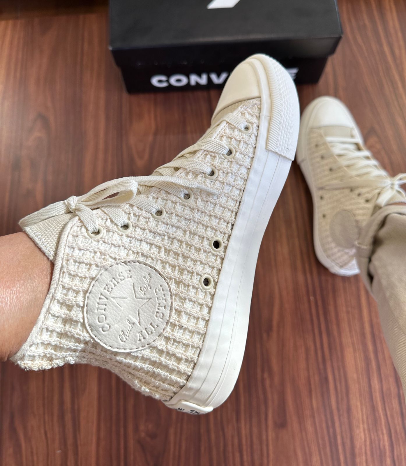 Tênis All Star Botinha Renda Off