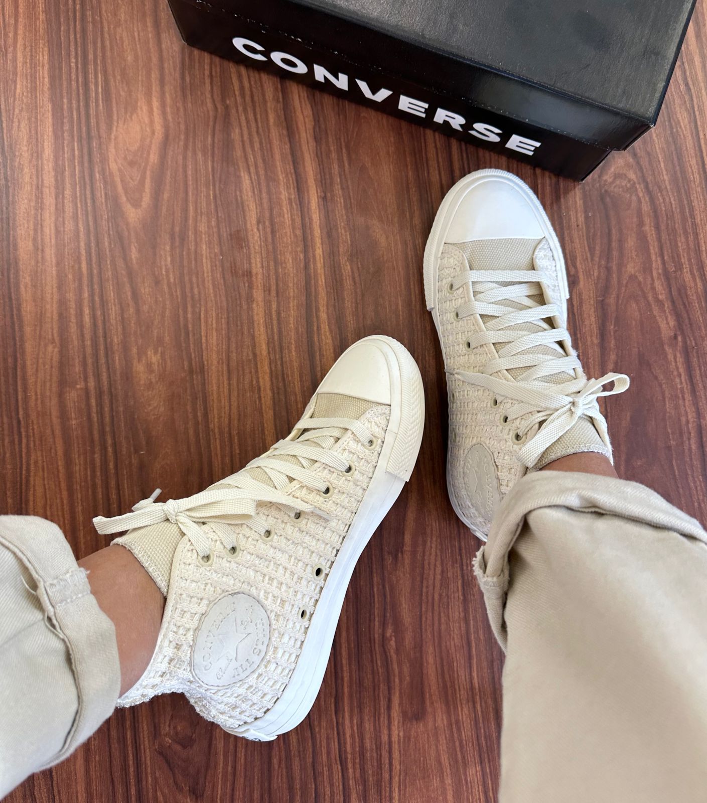 Tênis All Star Botinha Renda Off