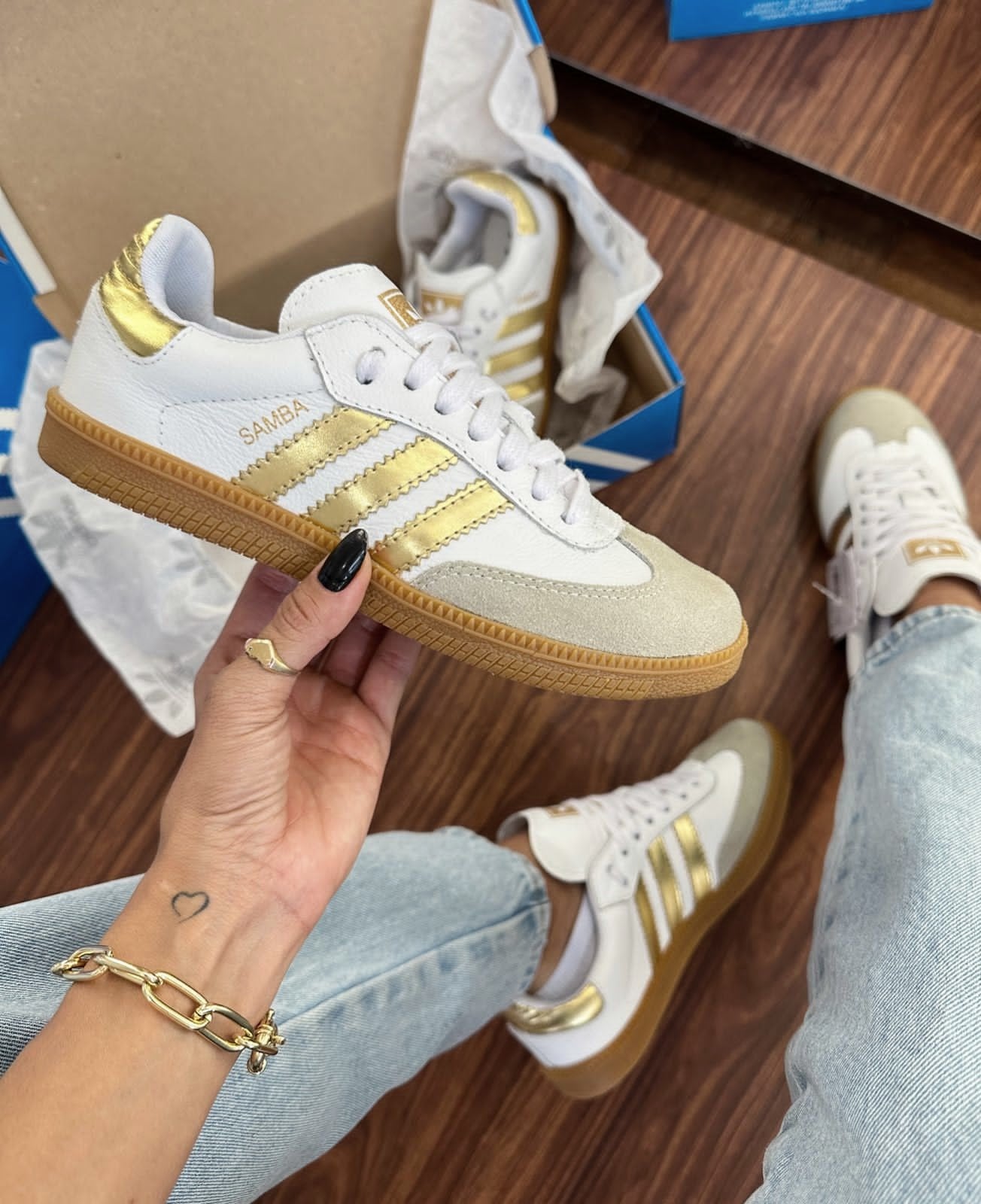 Tênis Ouro Light Samba Couro Legítimo