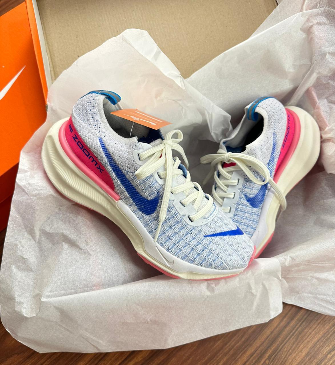 Tênis N. Zoom Run Azul/ Rosa