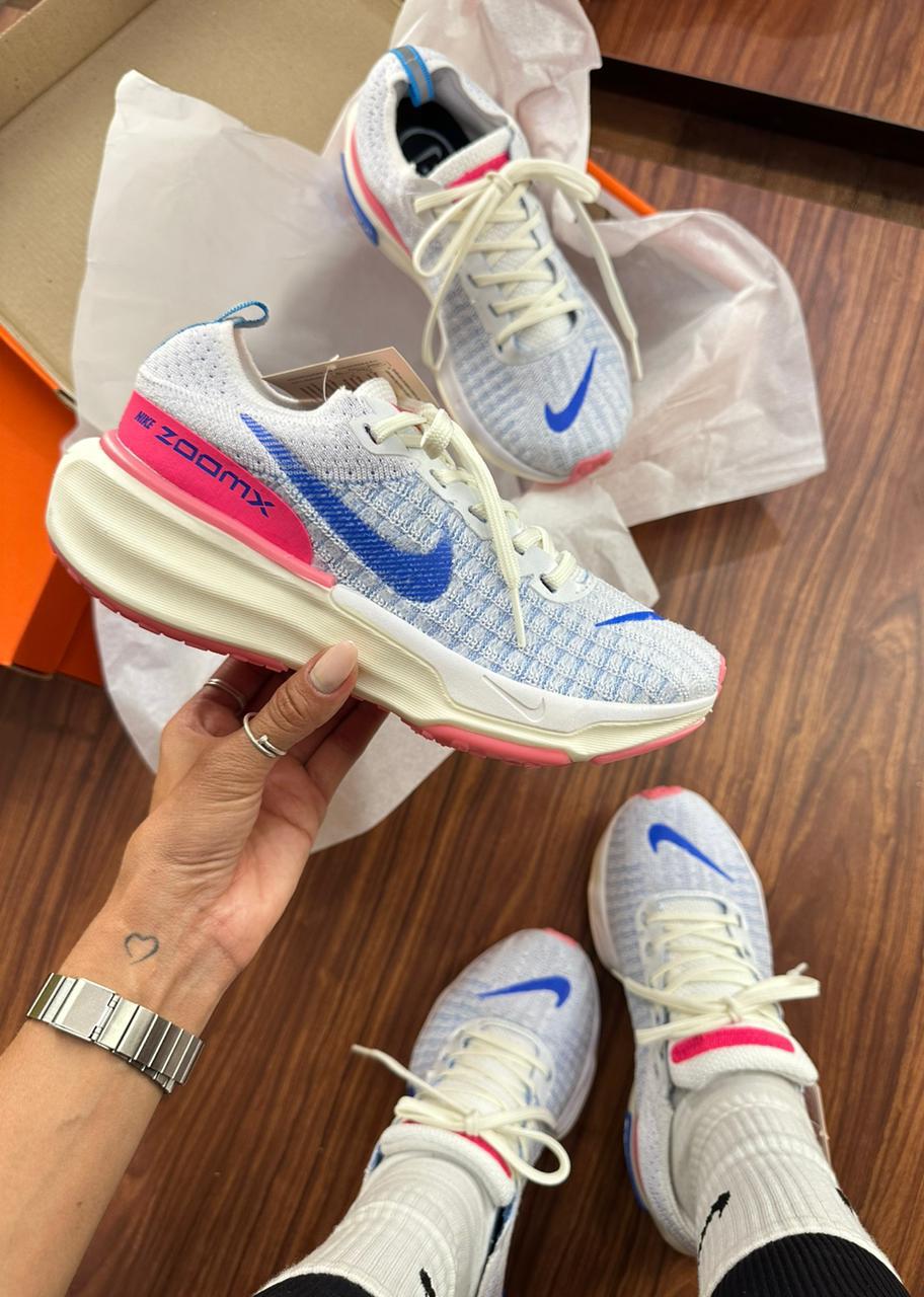 Tênis N. Zoom Run Azul/ Rosa