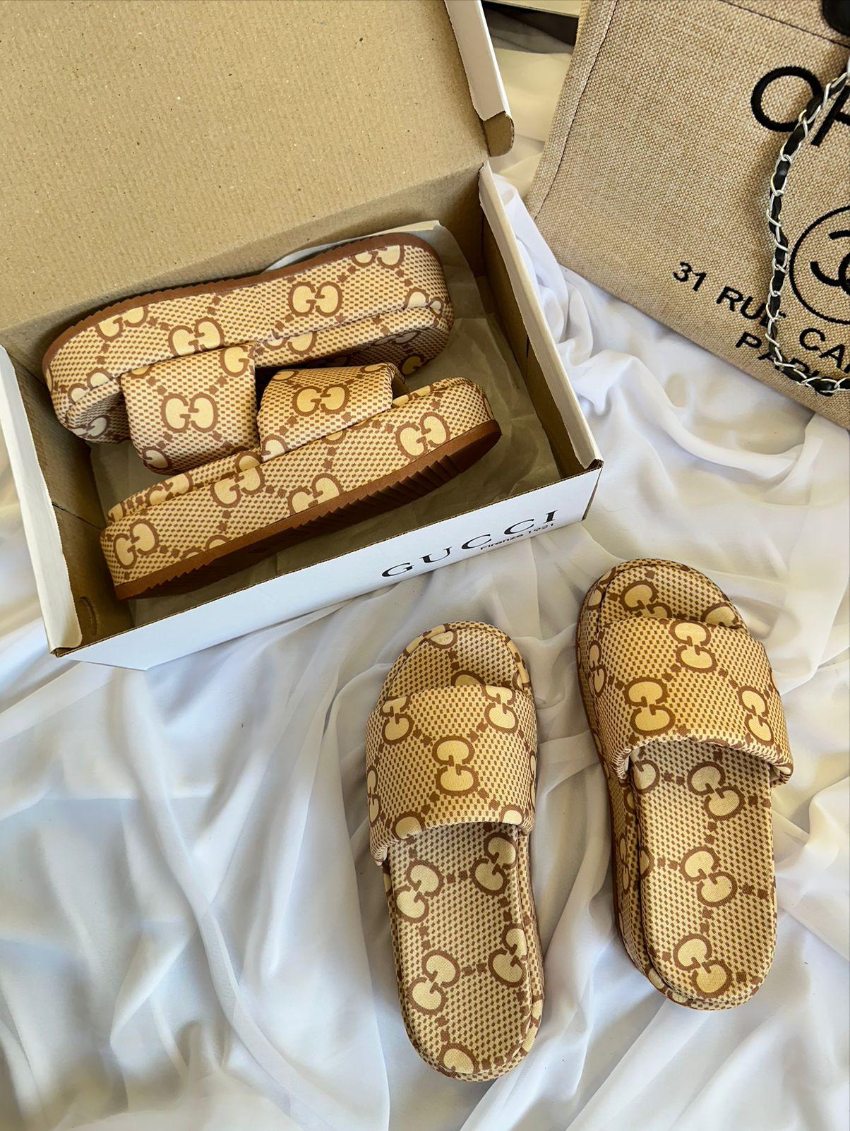 Tamanco Gucci Confort Nude