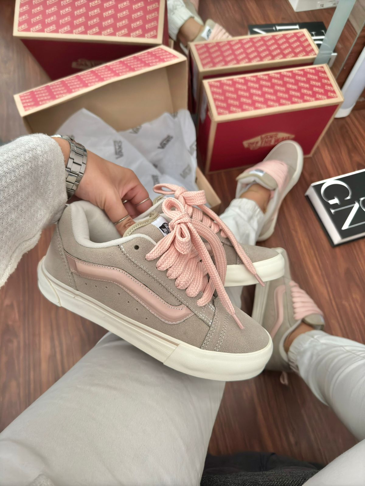 Tênis V. Knu Nude Rose Couro