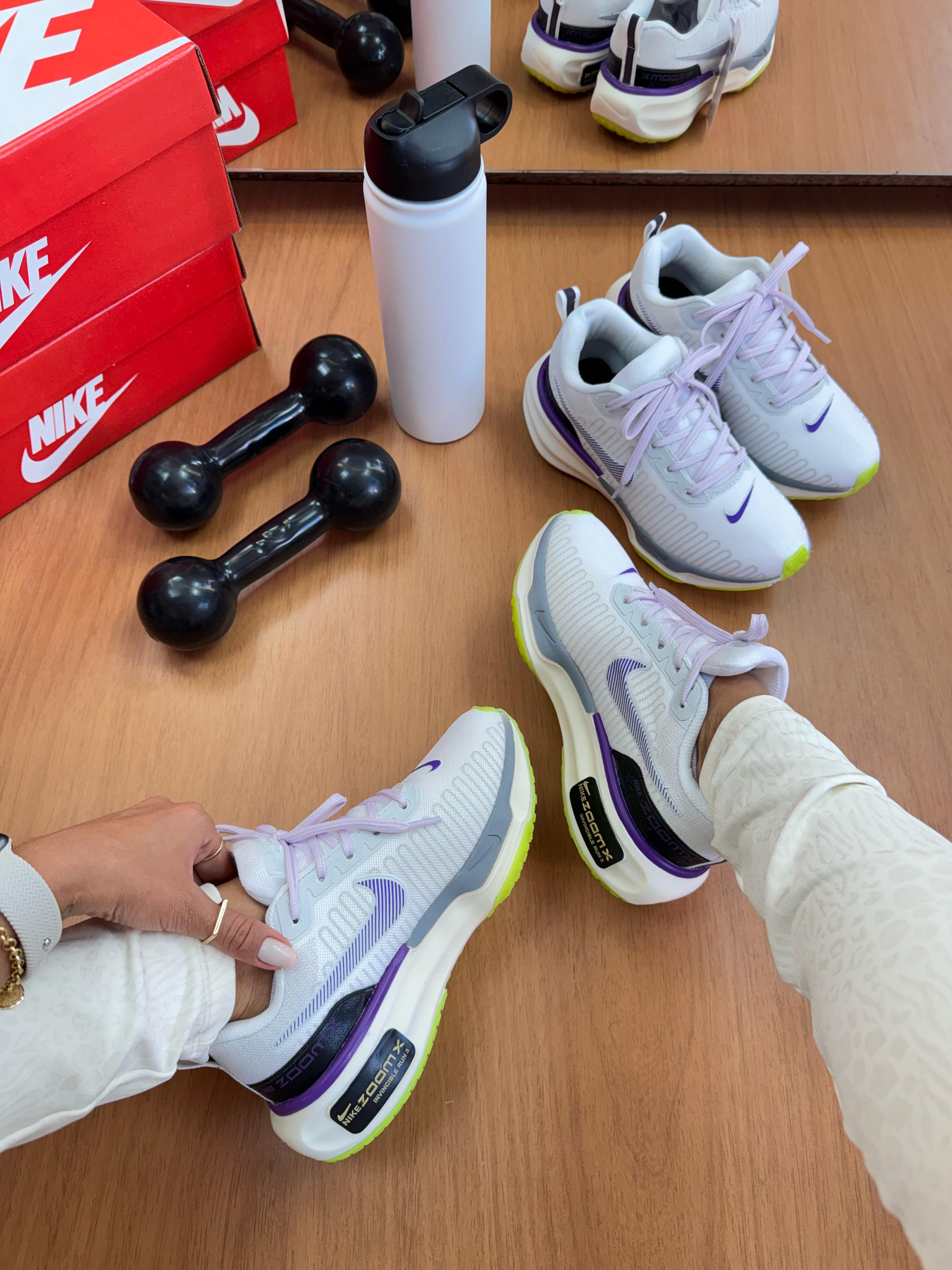 Tênis N. Zoom Run Roxo Verde