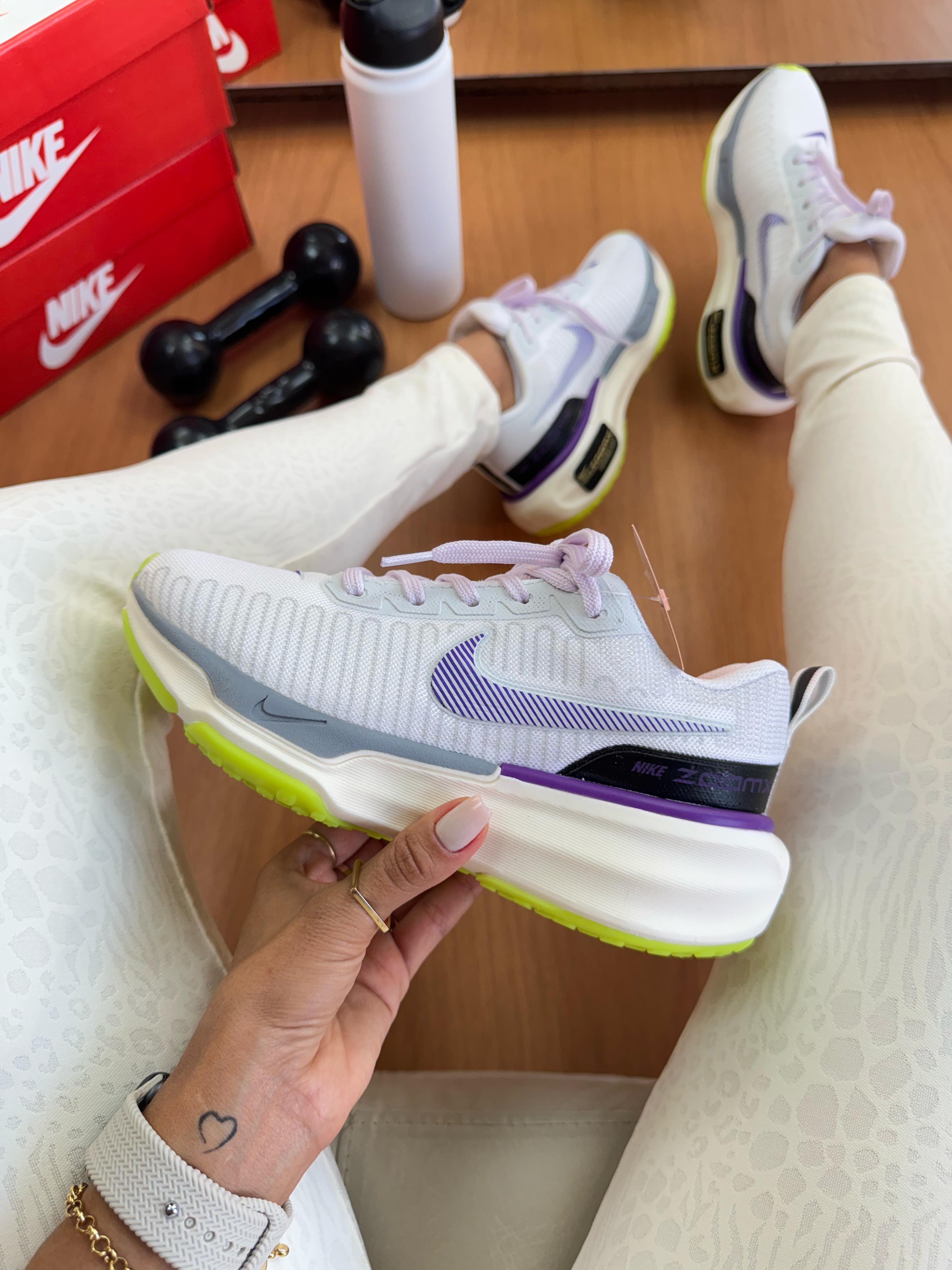Tênis N. Zoom Run Roxo Verde