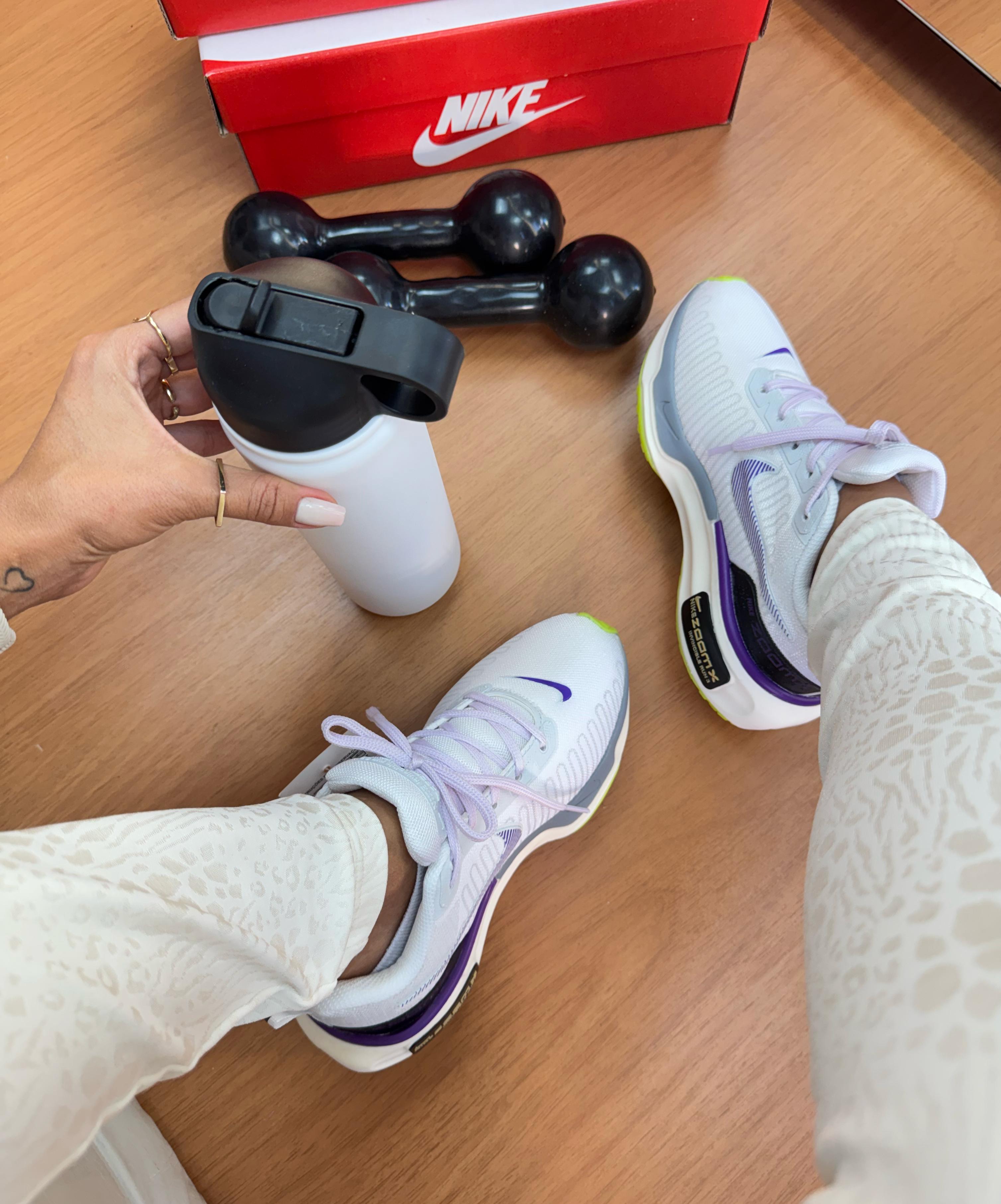 Tênis N. Zoom Run Roxo Verde
