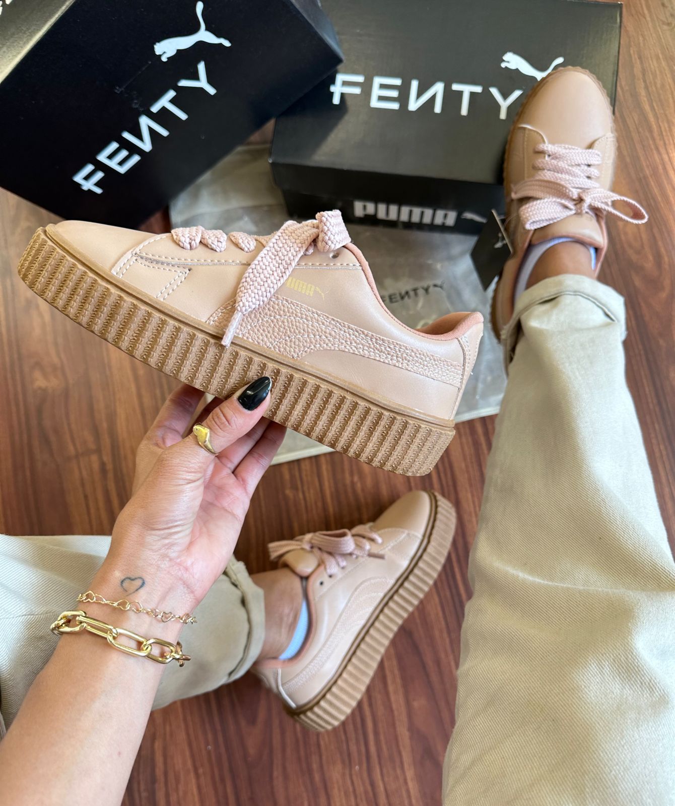 Tênis P. Fenty Nude
