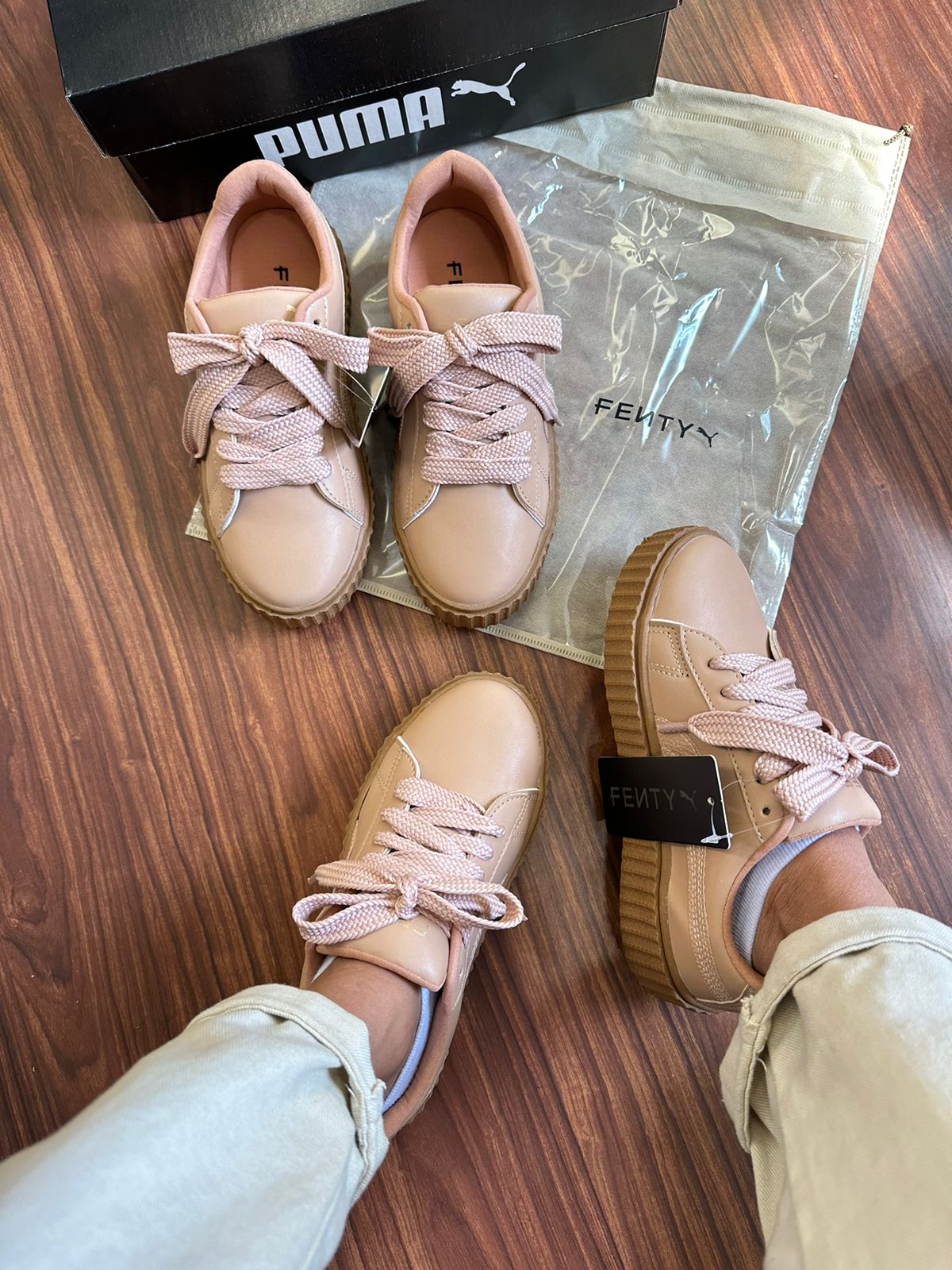 Tênis P. Fenty Nude