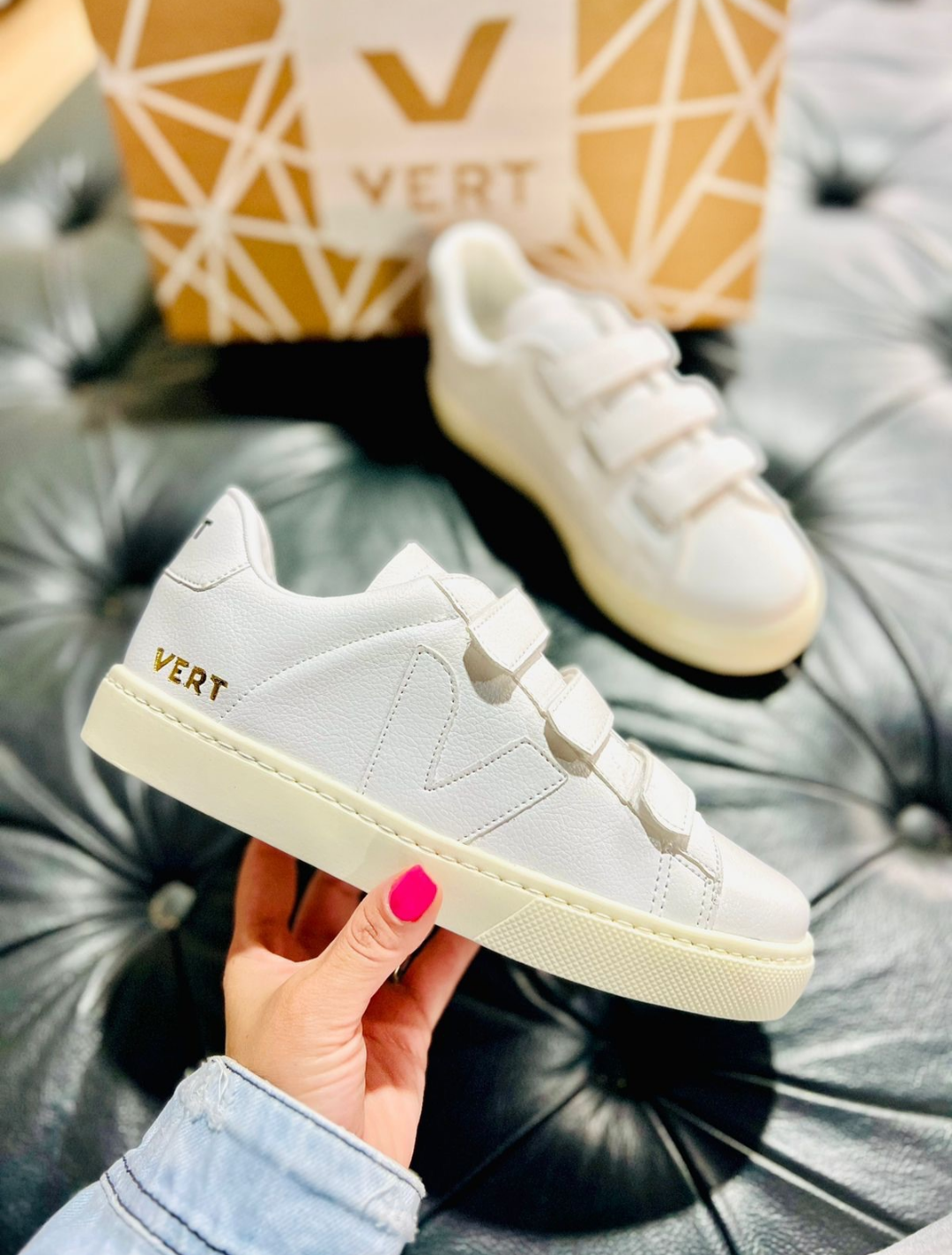 Tênis Velcro Branco