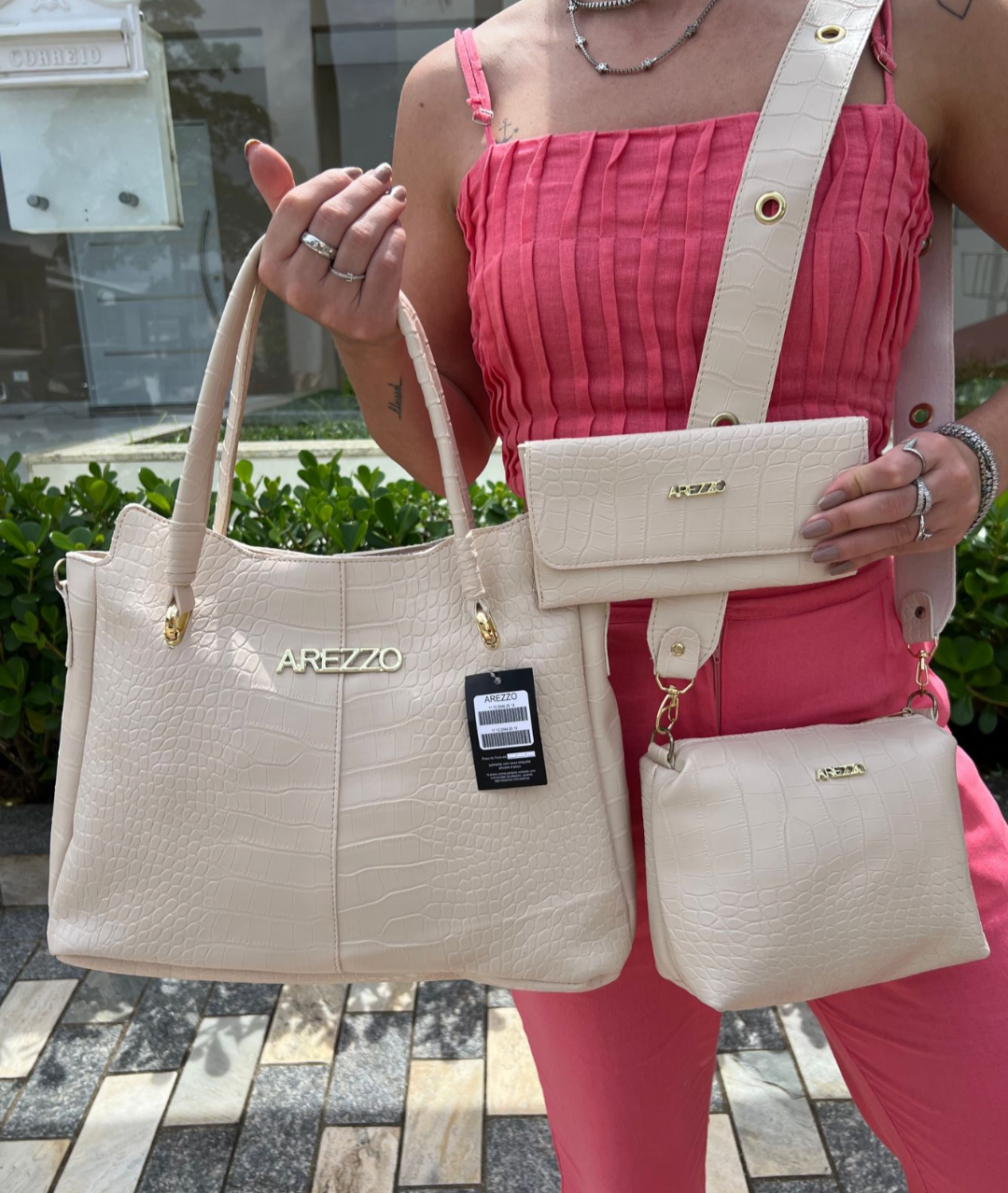 Kit Bolsa + Mini + Carteira