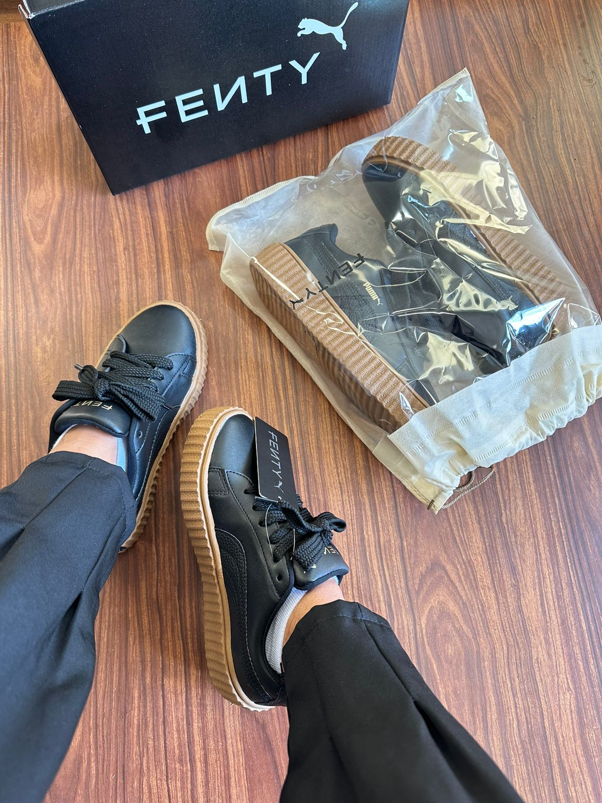 Tênis P. Fenty Preto