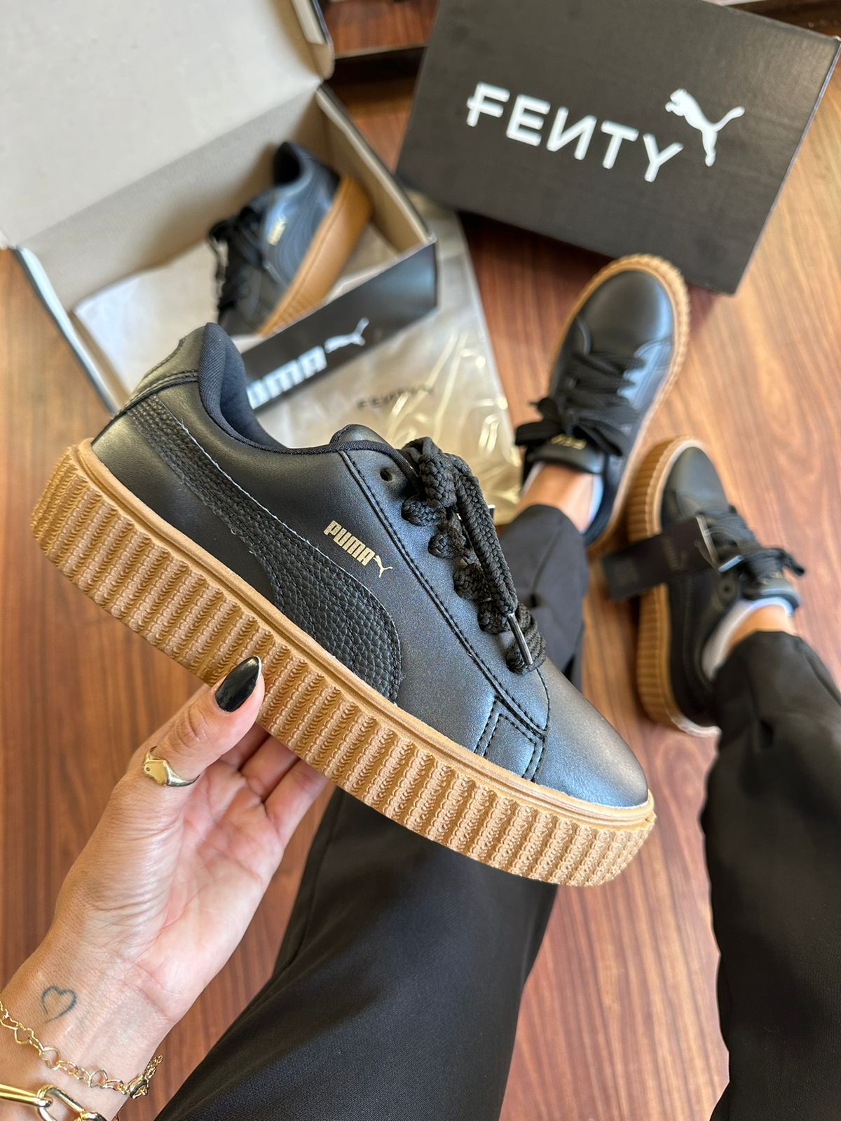 Tênis P. Fenty Preto