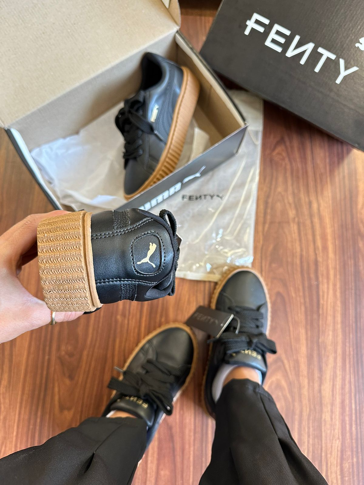 Tênis P. Fenty Preto