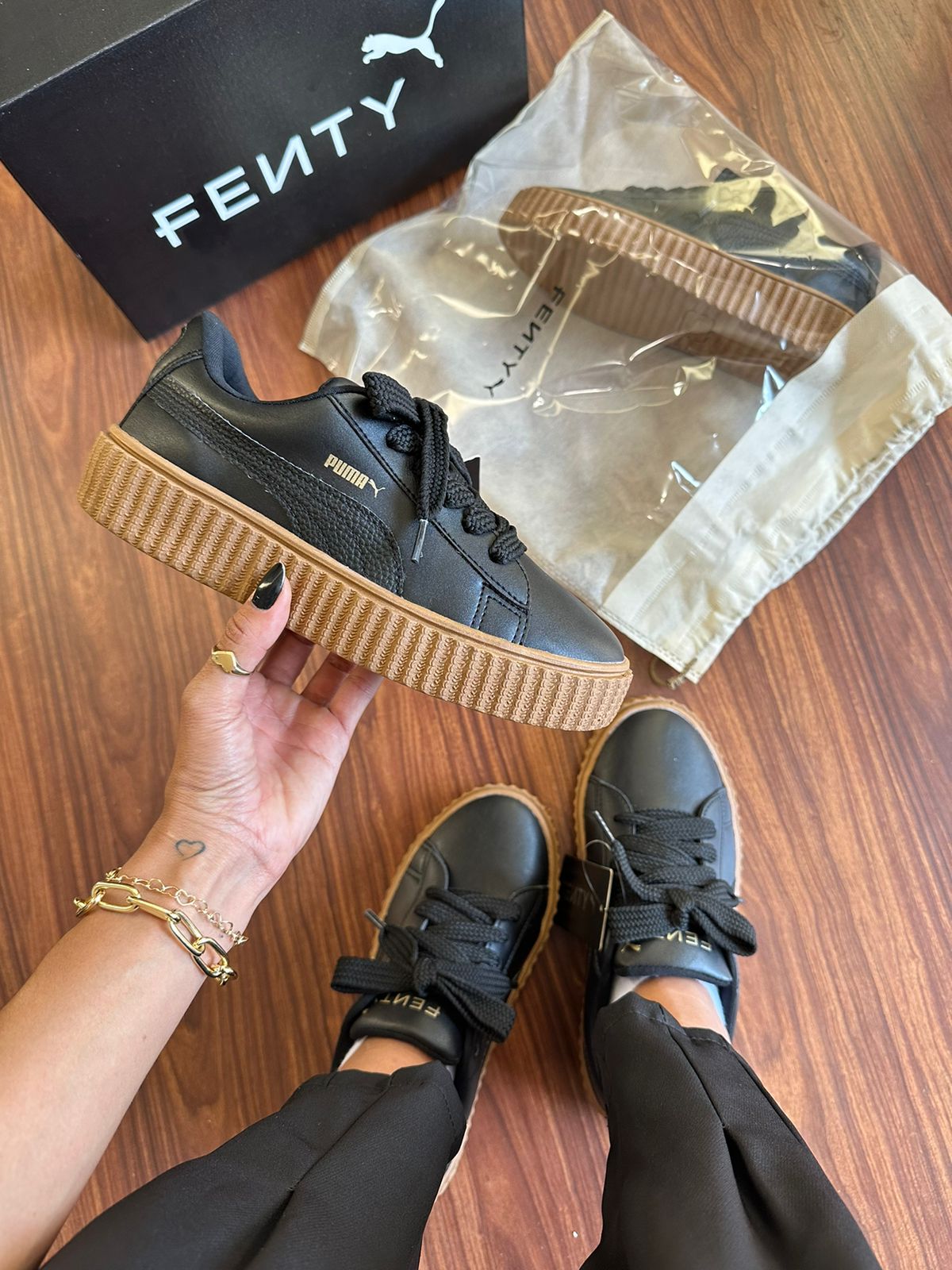 Tênis P. Fenty Preto