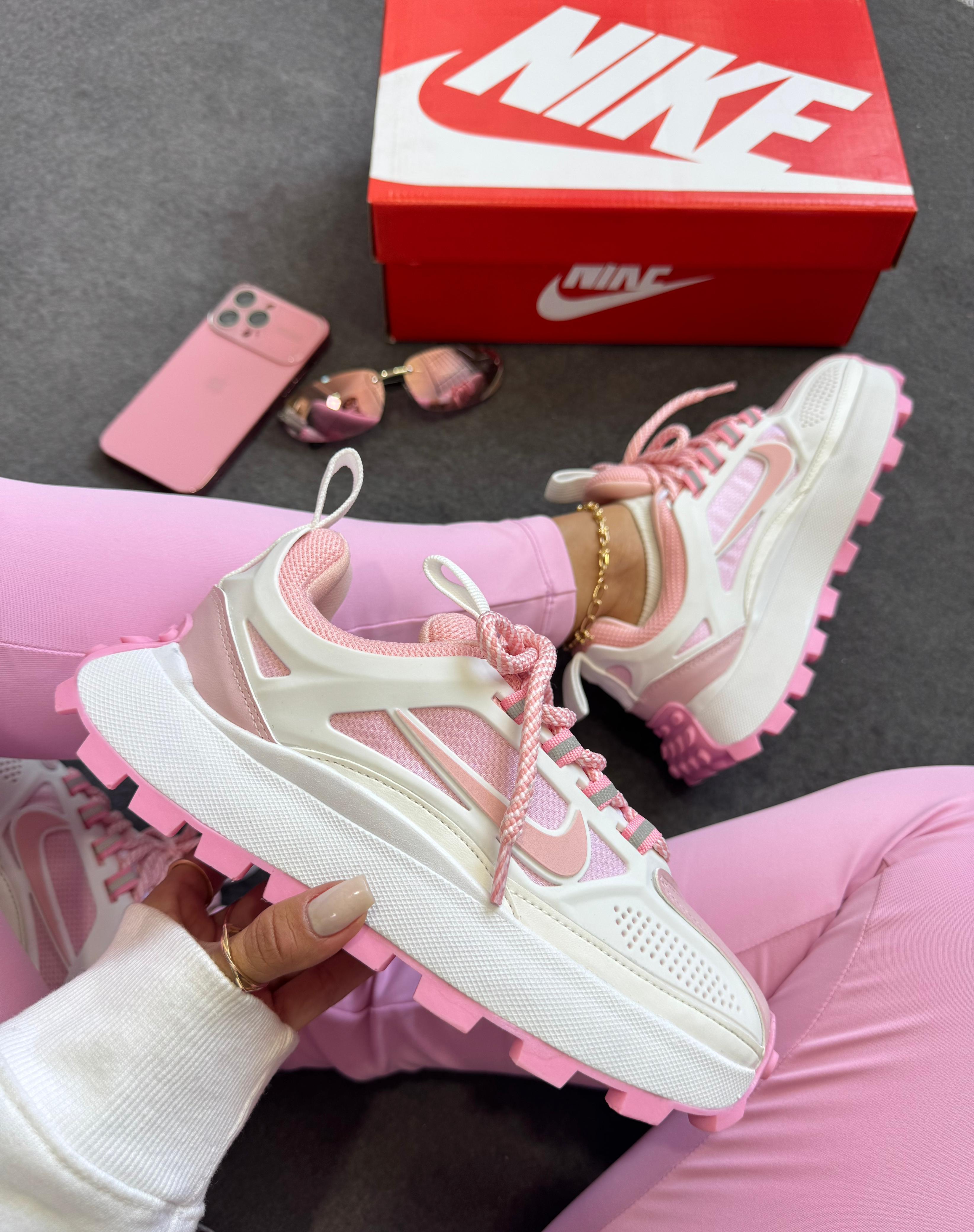 Tênis Bailleli Rosa Couro