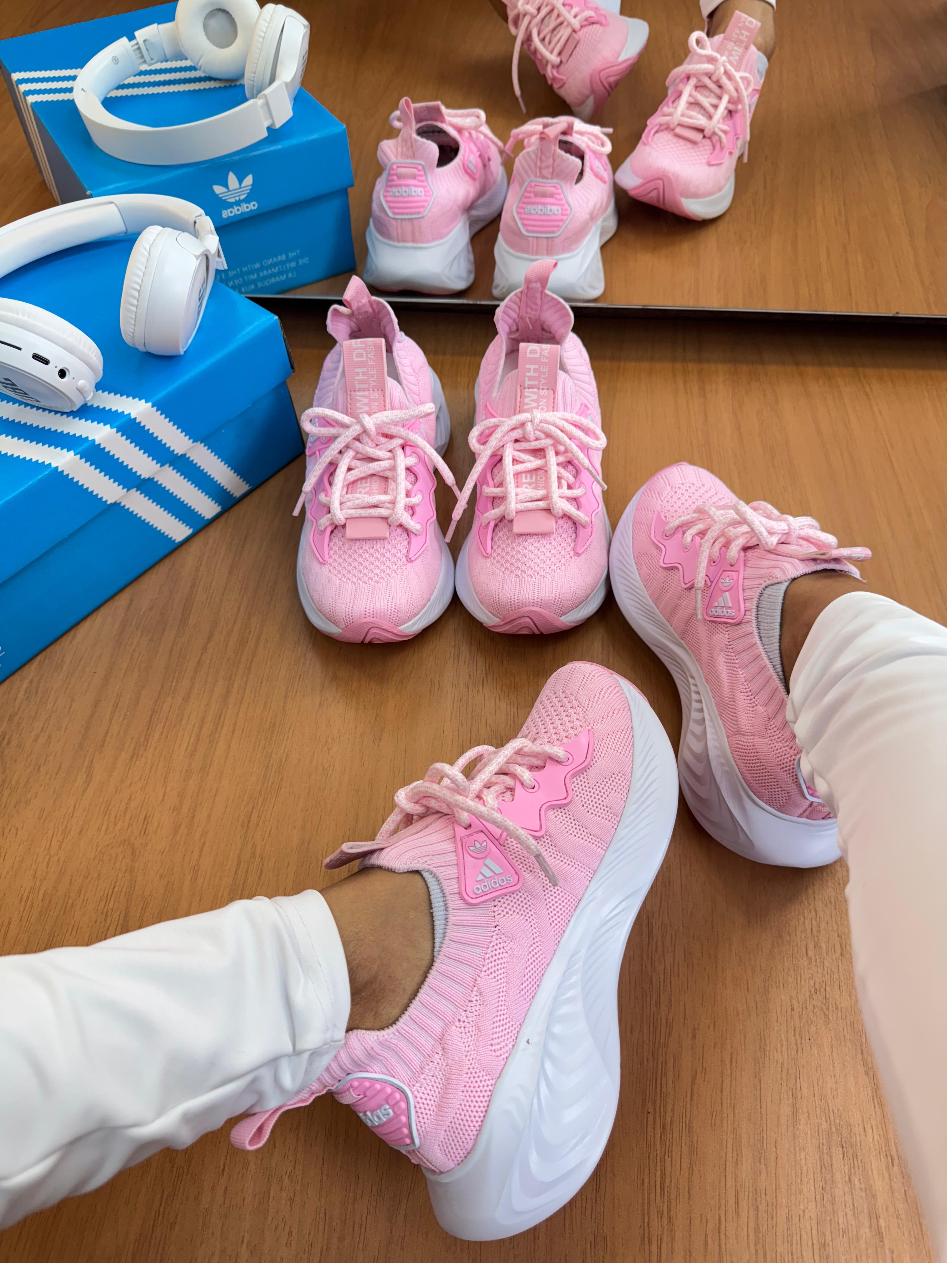 Tênis Ad. Sport Knit Rosa